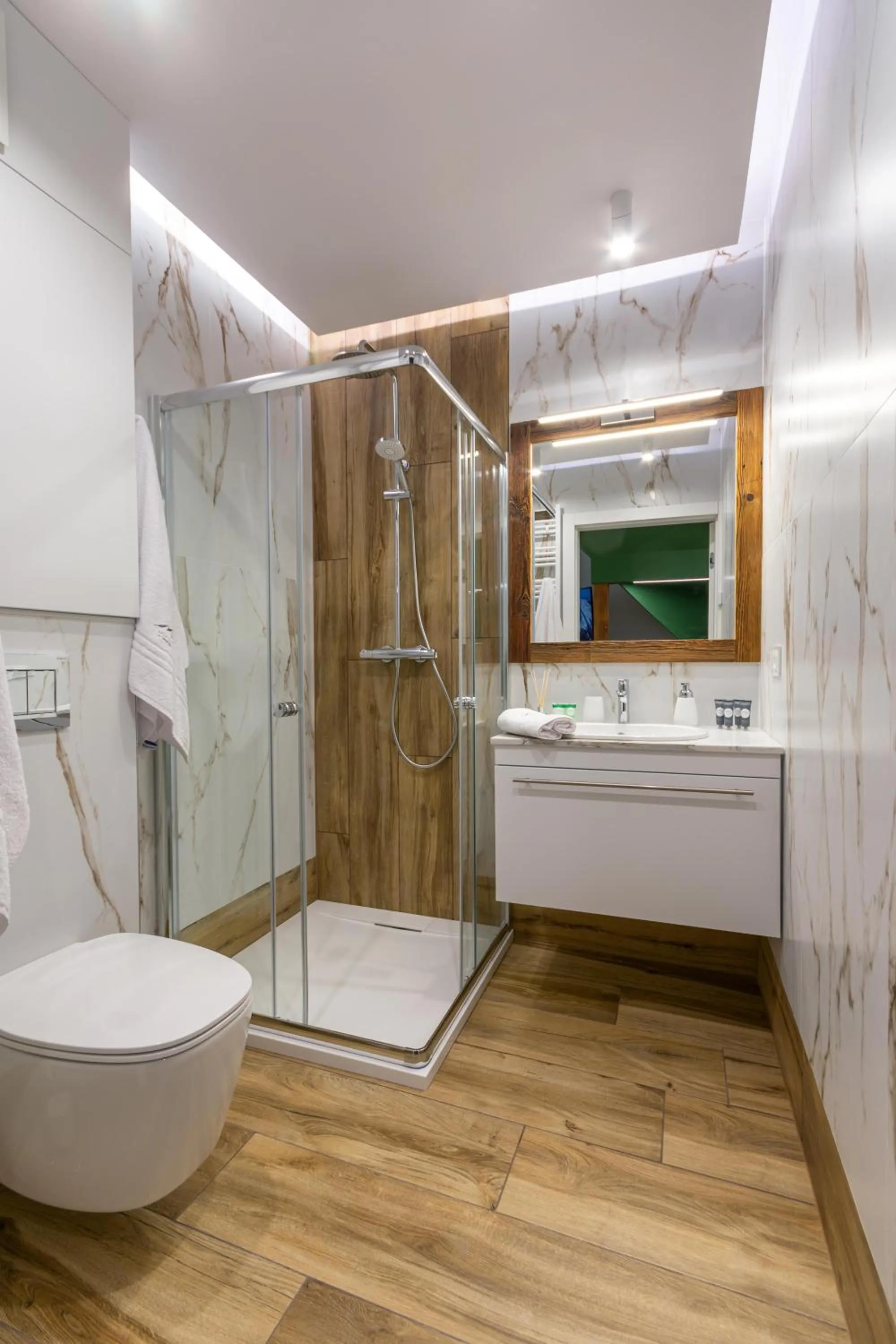 Shower in Apartament Cortina