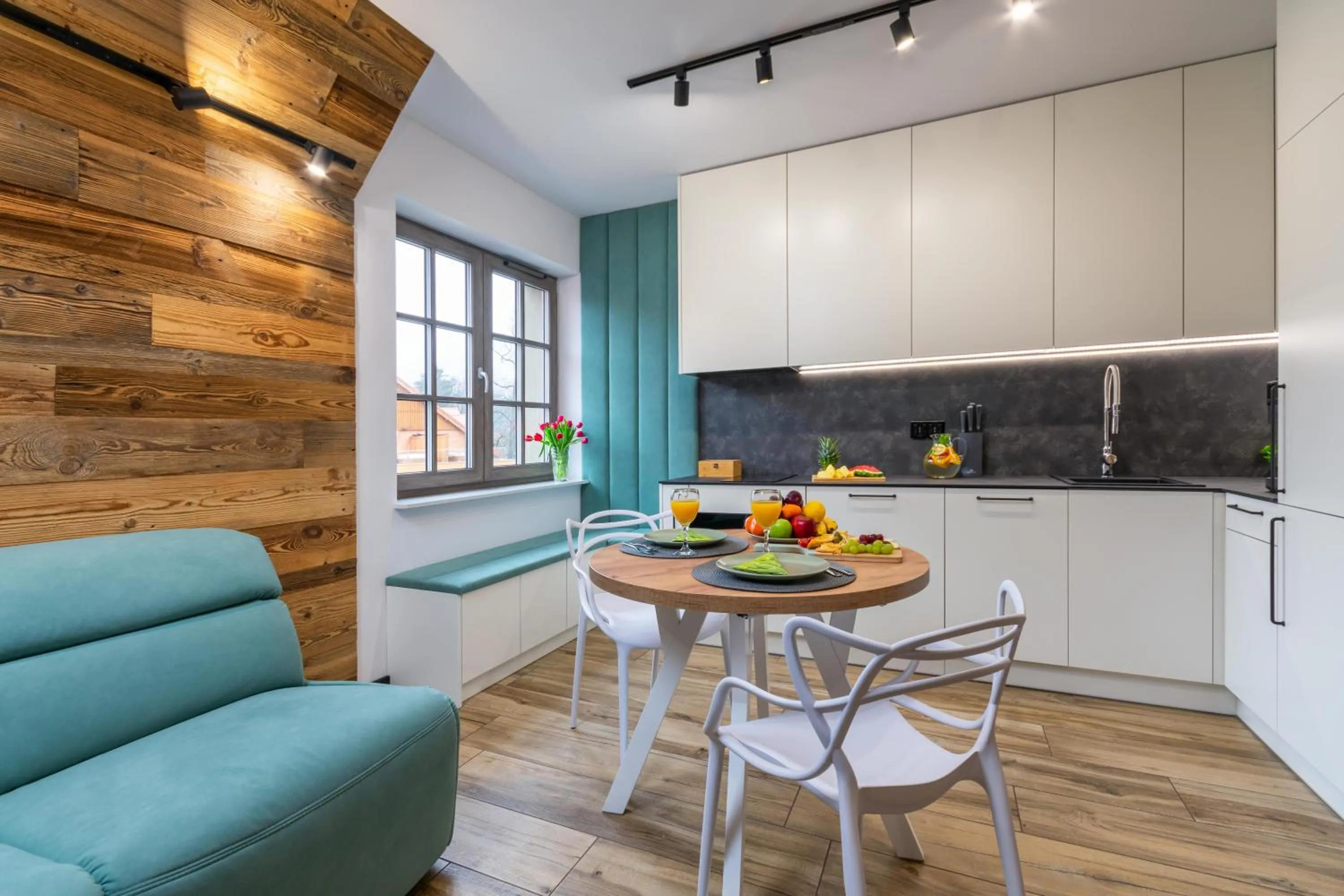 Kitchen or kitchenette in Apartament Cortina