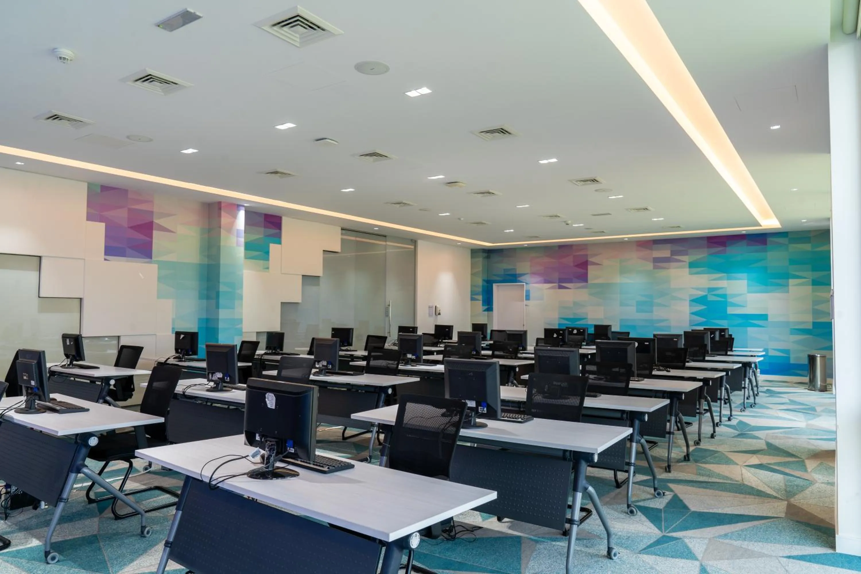 Seating area in eStay Hotel