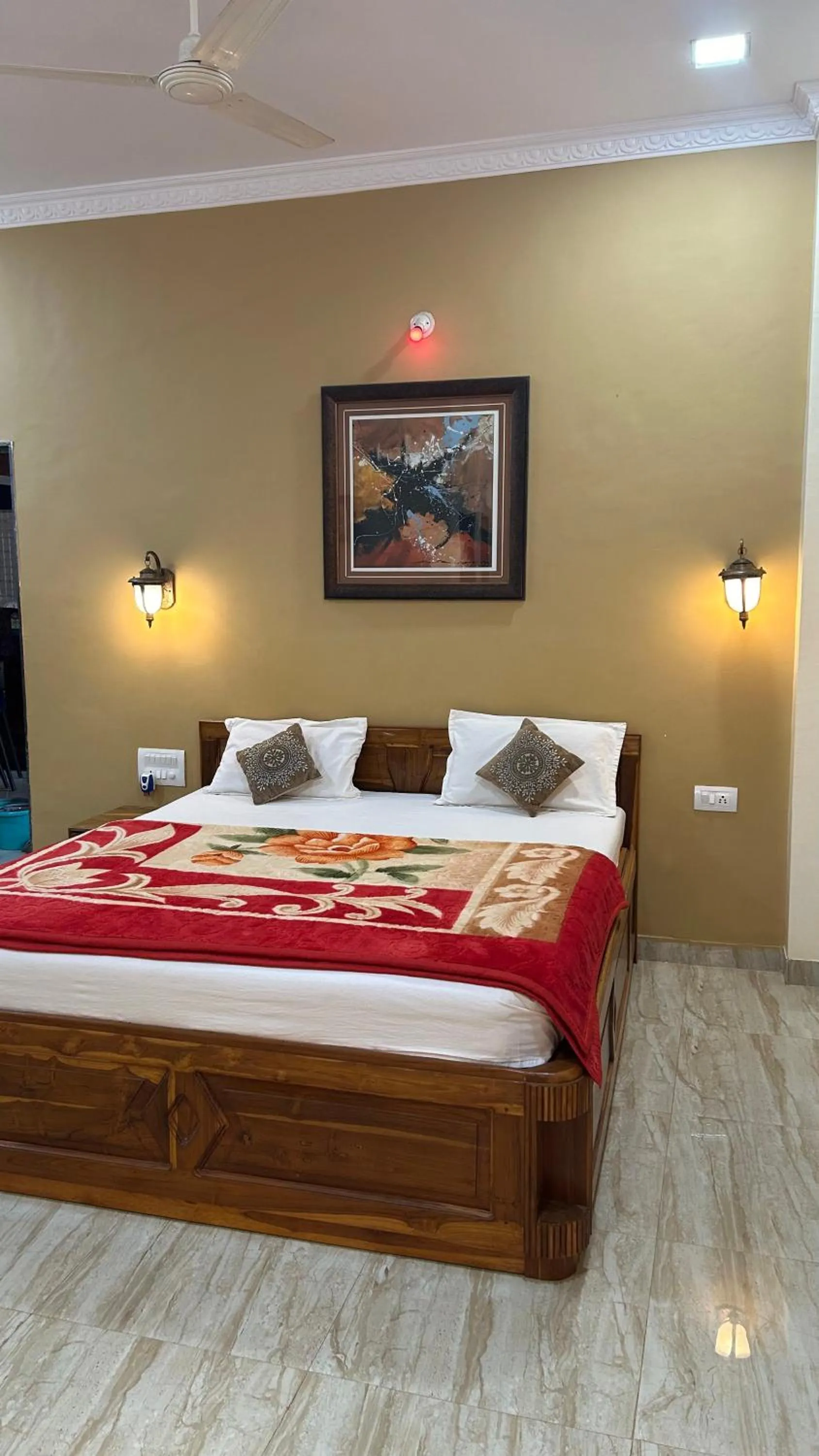Bed in Sai Leela Bungalow - Villa with Private Pool