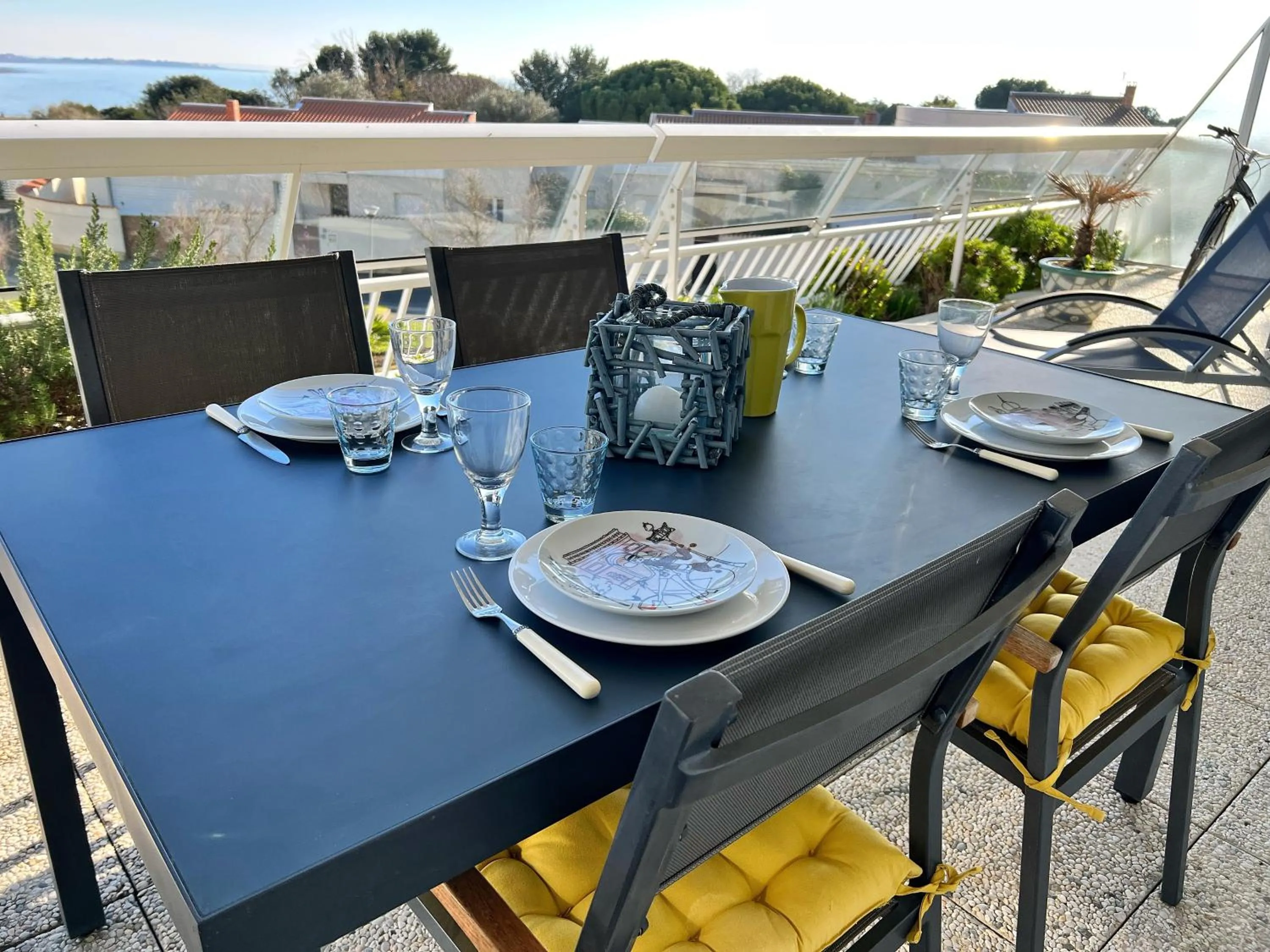Balcony/Terrace in L'Océane - Magnifique vue mer