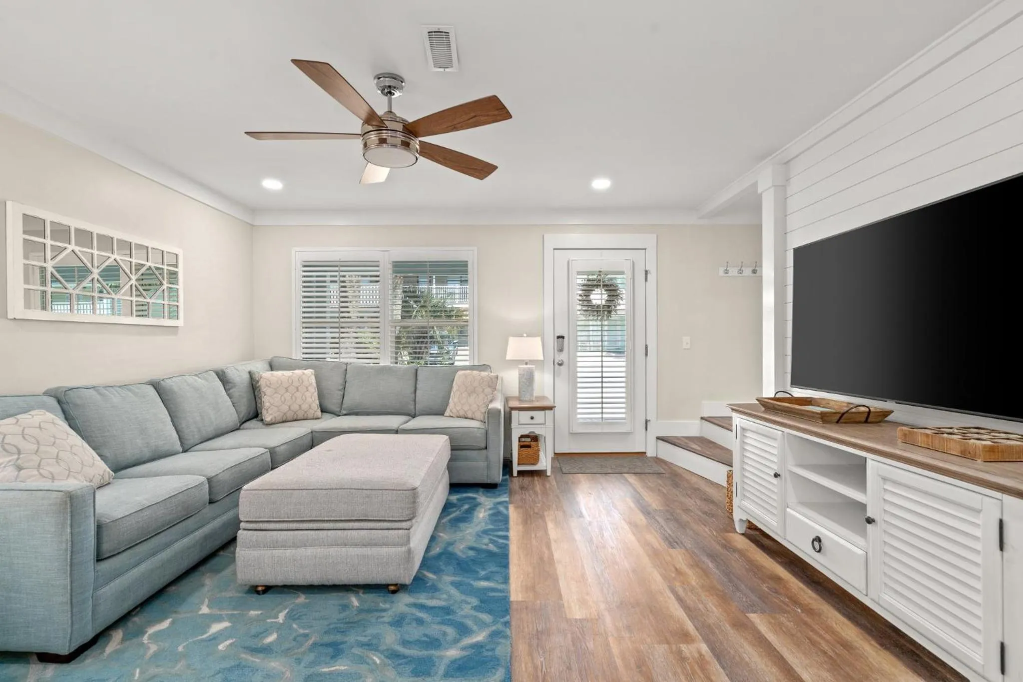 Photo of the whole room in 140 Feet To White Sandy Beaches! Newly Renovated! Pool! Grill!