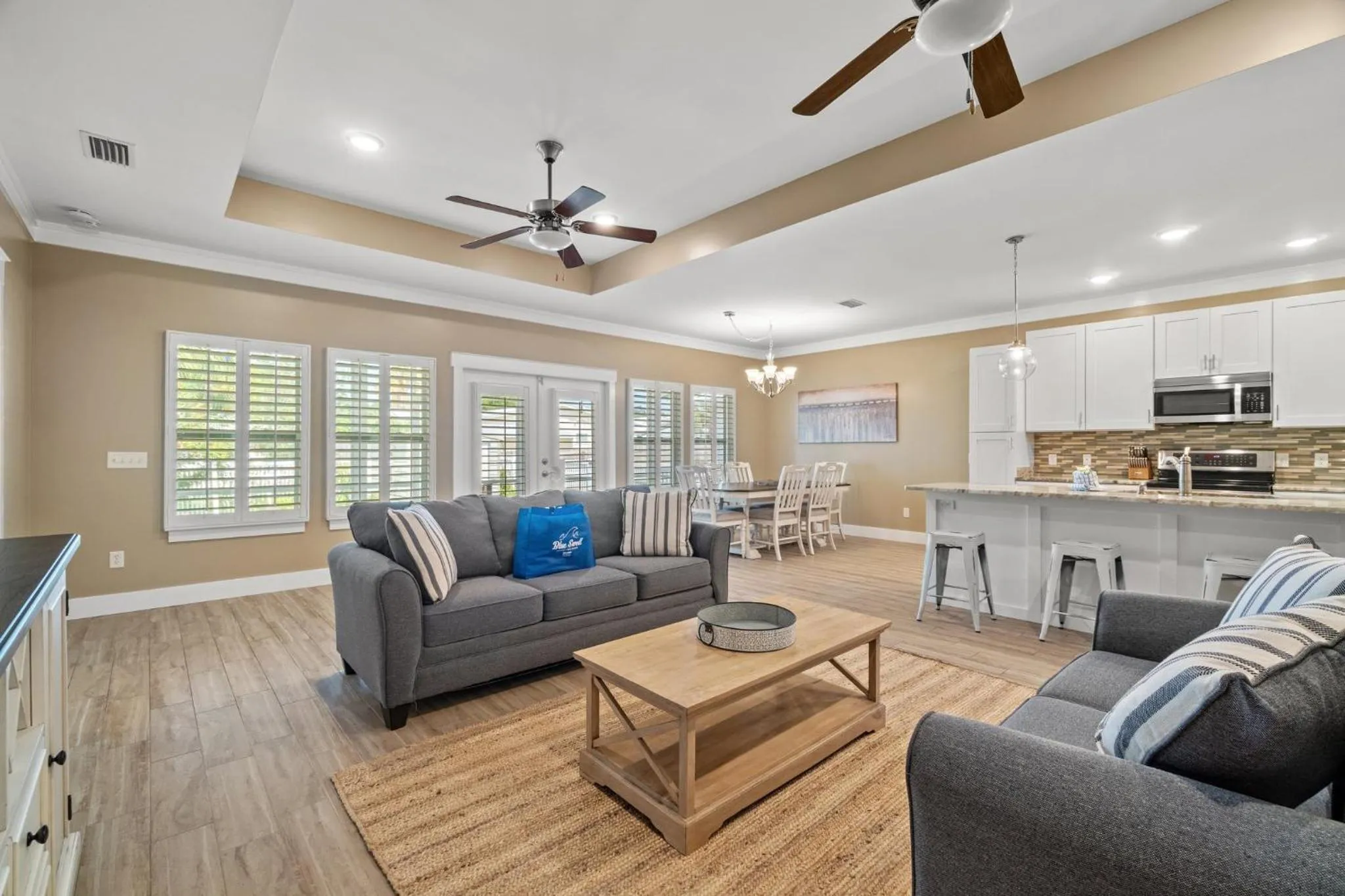 Photo of the whole room in Charming Retreat, a Short Walk to Laguna Beach, with Room for 10!