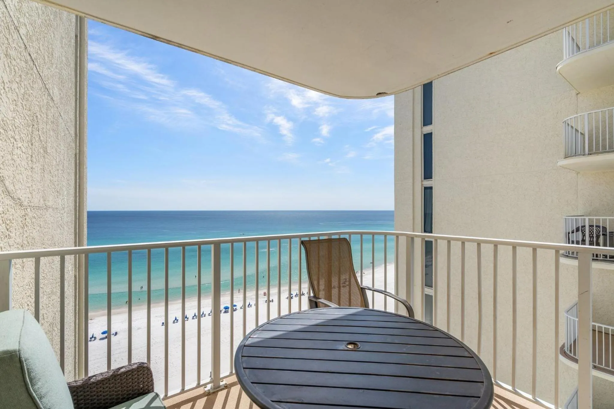 Balcony/Terrace in Beautiful Long Beach Condo unit 1-1206! TWO Gulf Masters!