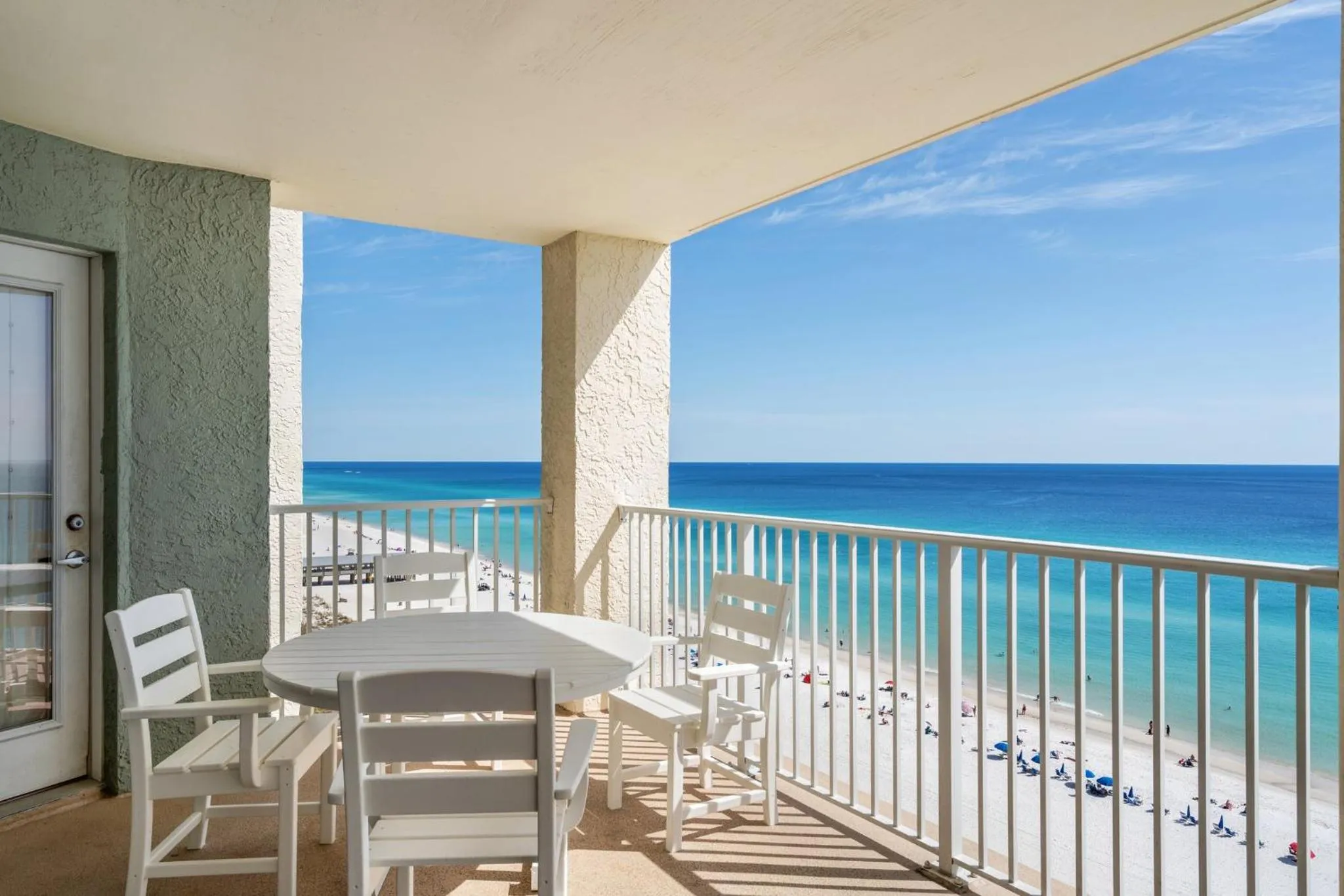 Balcony/Terrace in Beautiful Long Beach Condo unit 1-1206! TWO Gulf Masters!