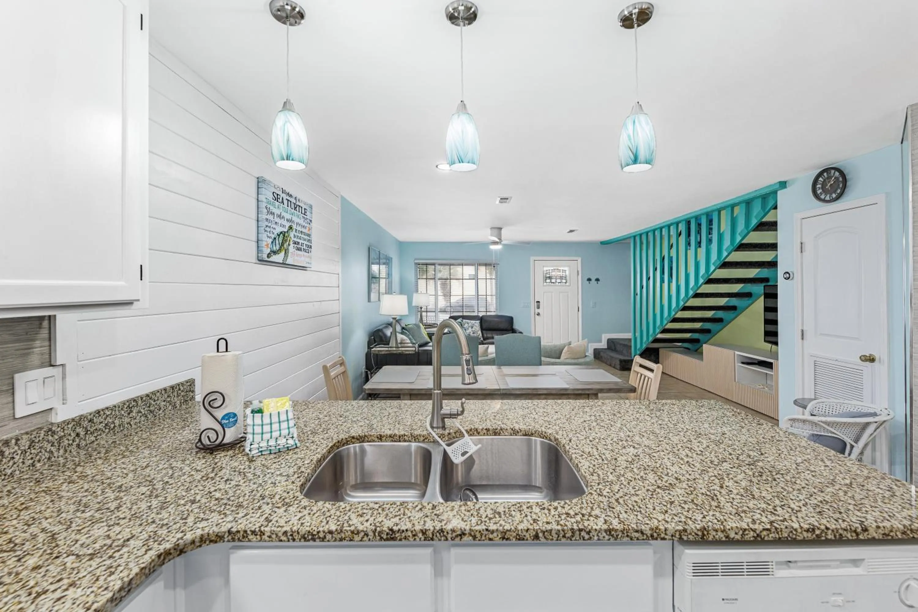 Kitchen or kitchenette in Short Walk to The Beach! Community Pool! Sleeps 6!
