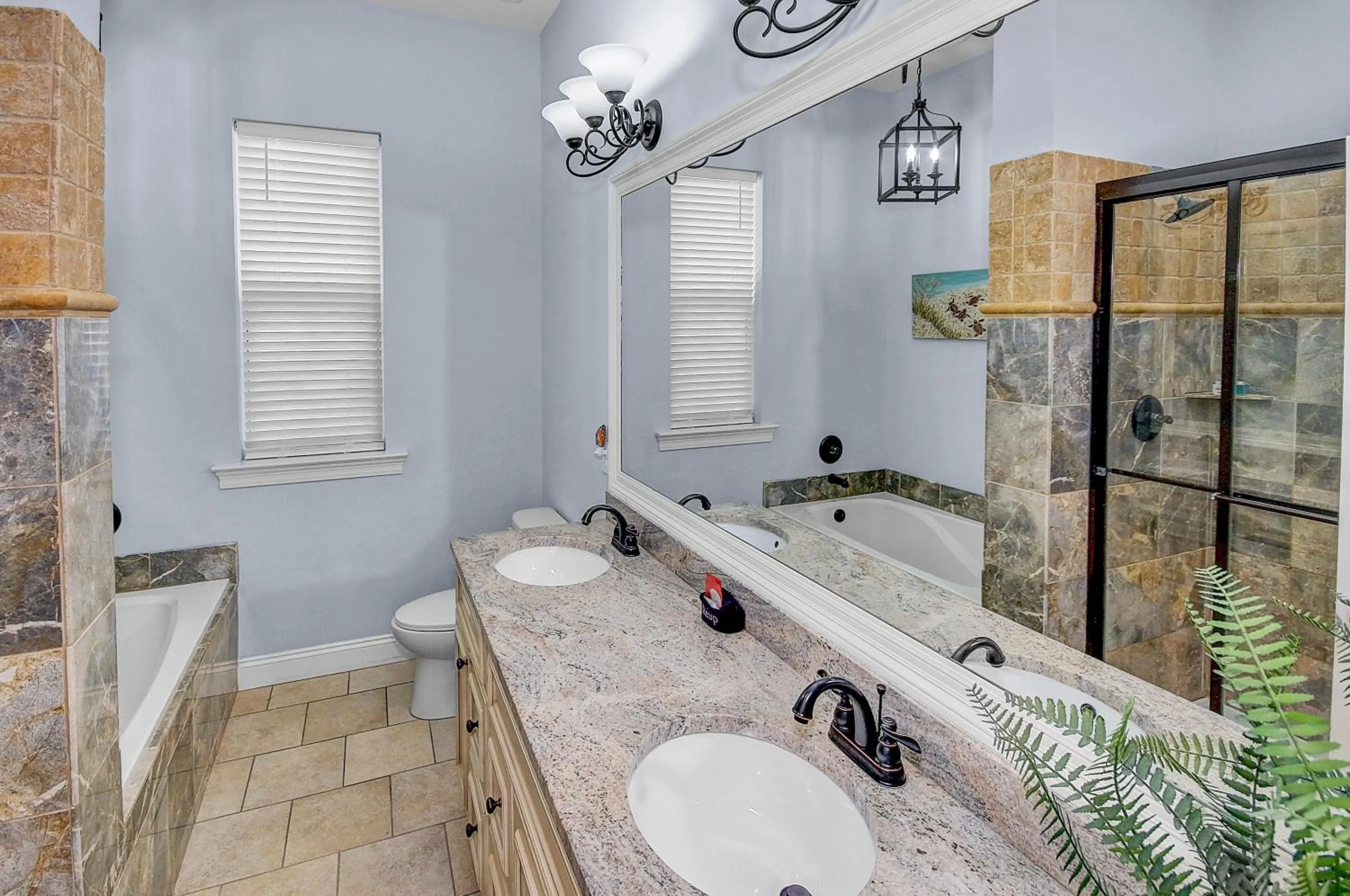 Photo of the whole room in 5 Bed, 5 Bath Beach Home/Only a 3 Minute Walk To The Beach! SLEEPS 12