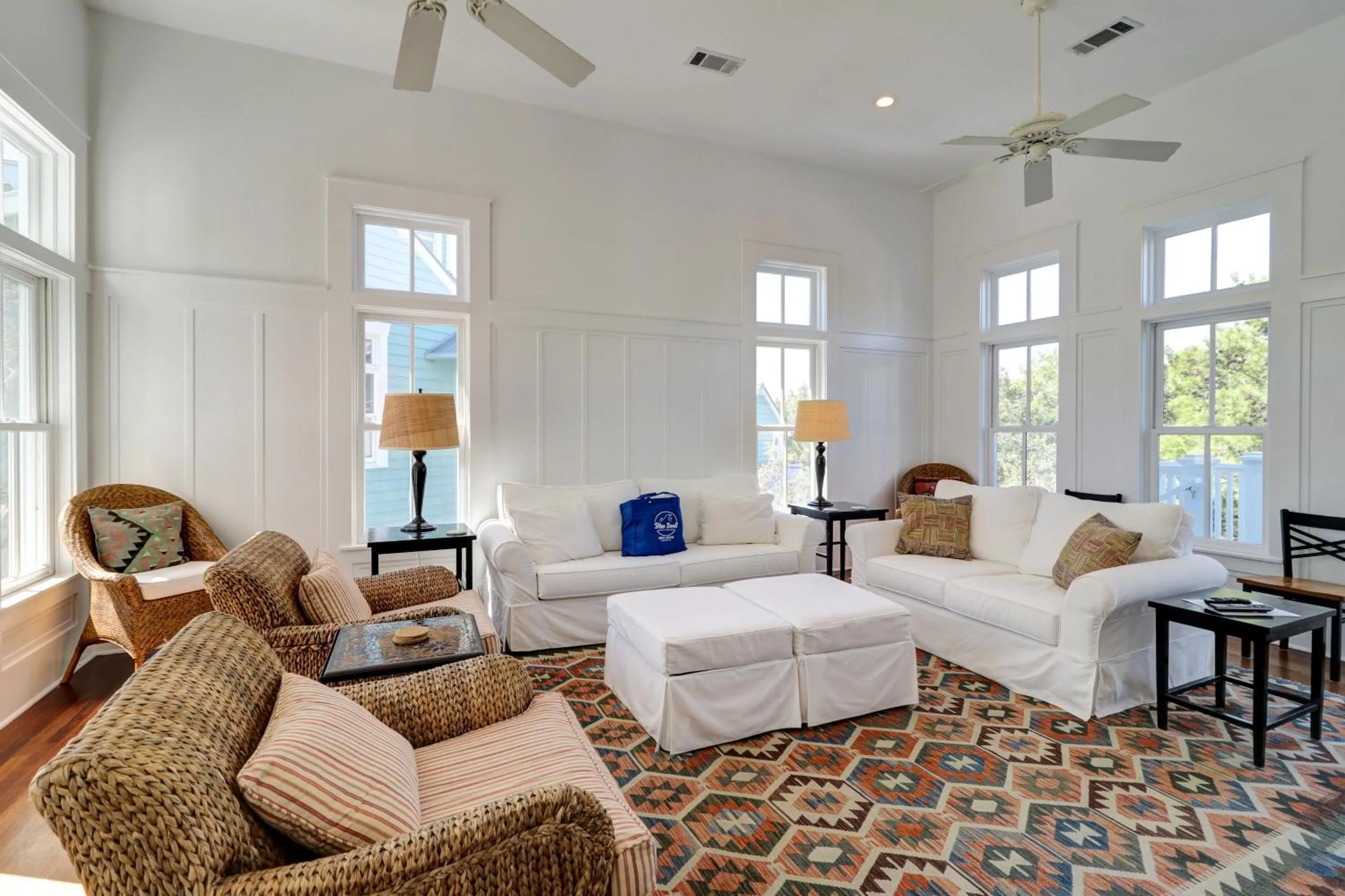 Living room in A Seaside Beauty! Book Now - Lot of Outdoor Living Space