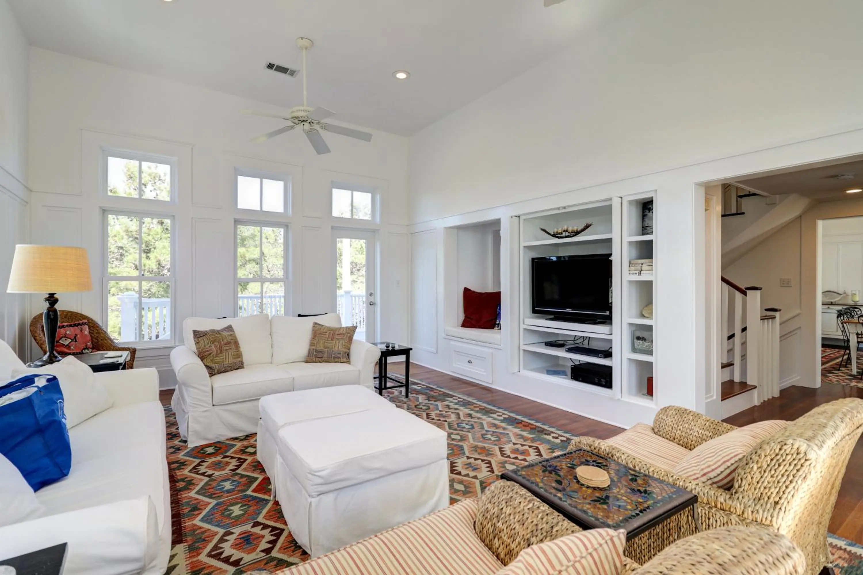 Living room in A Seaside Beauty! Book Now - Lot of Outdoor Living Space