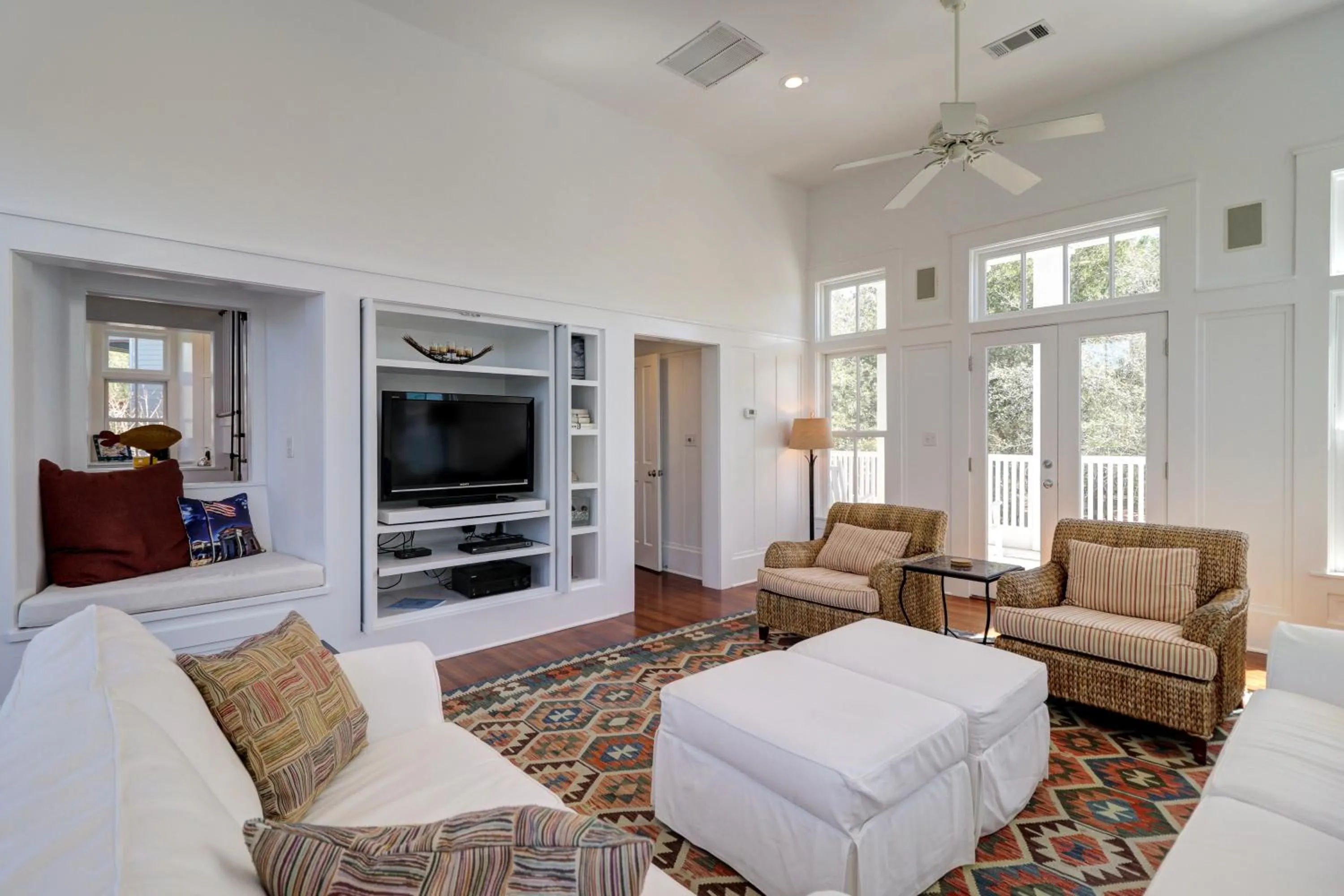 Living room in A Seaside Beauty! Book Now - Lot of Outdoor Living Space