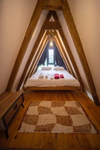 Bed in Montana Suite Bungalows