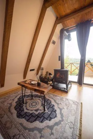 Living room in Montana Suite Bungalows
