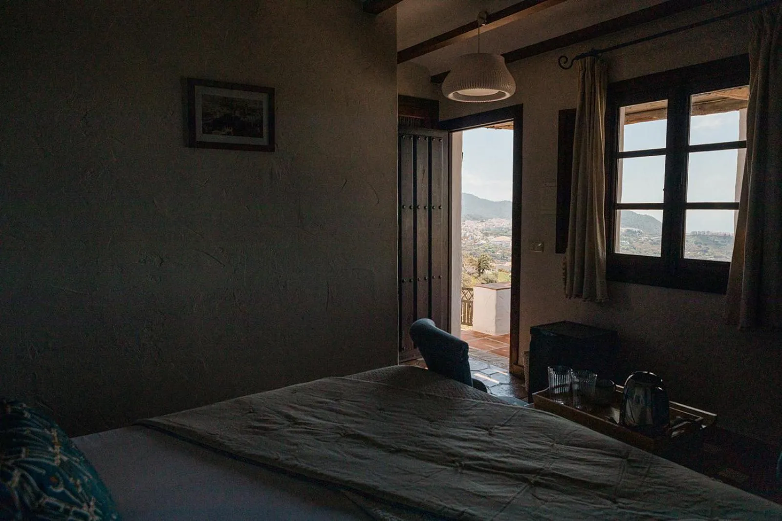 View (from property/room), Bed in Posada Morisca Charming Hotel Boutique