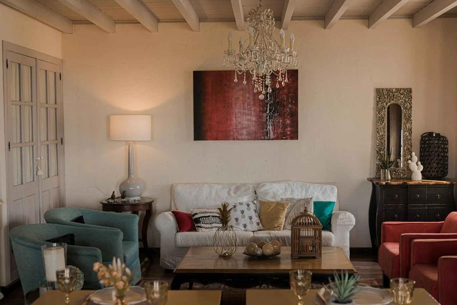 Living room in Posada Morisca Charming Hotel Boutique