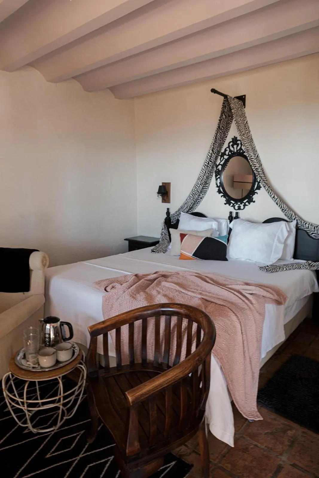 Bed in Posada Morisca Charming Hotel Boutique