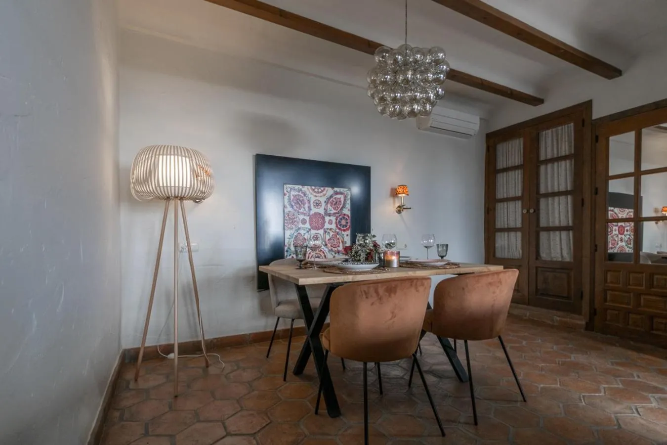 Dining area in Posada Morisca Charming Hotel Boutique
