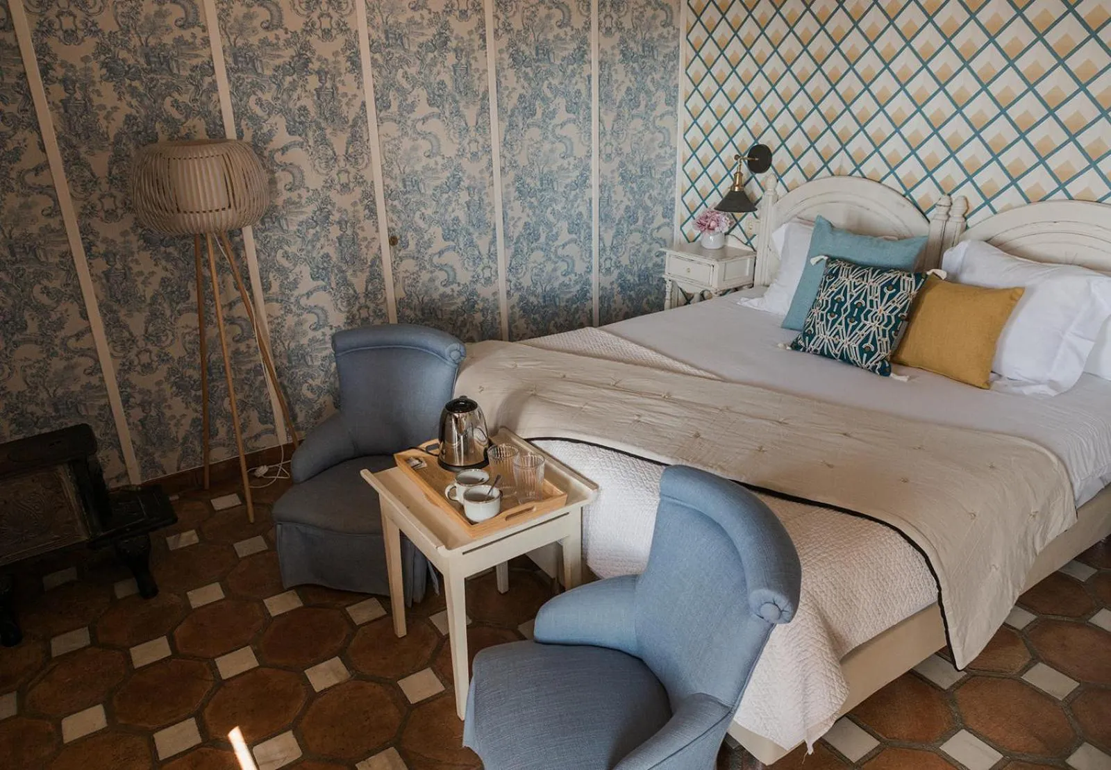 Bed in Posada Morisca Charming Hotel Boutique