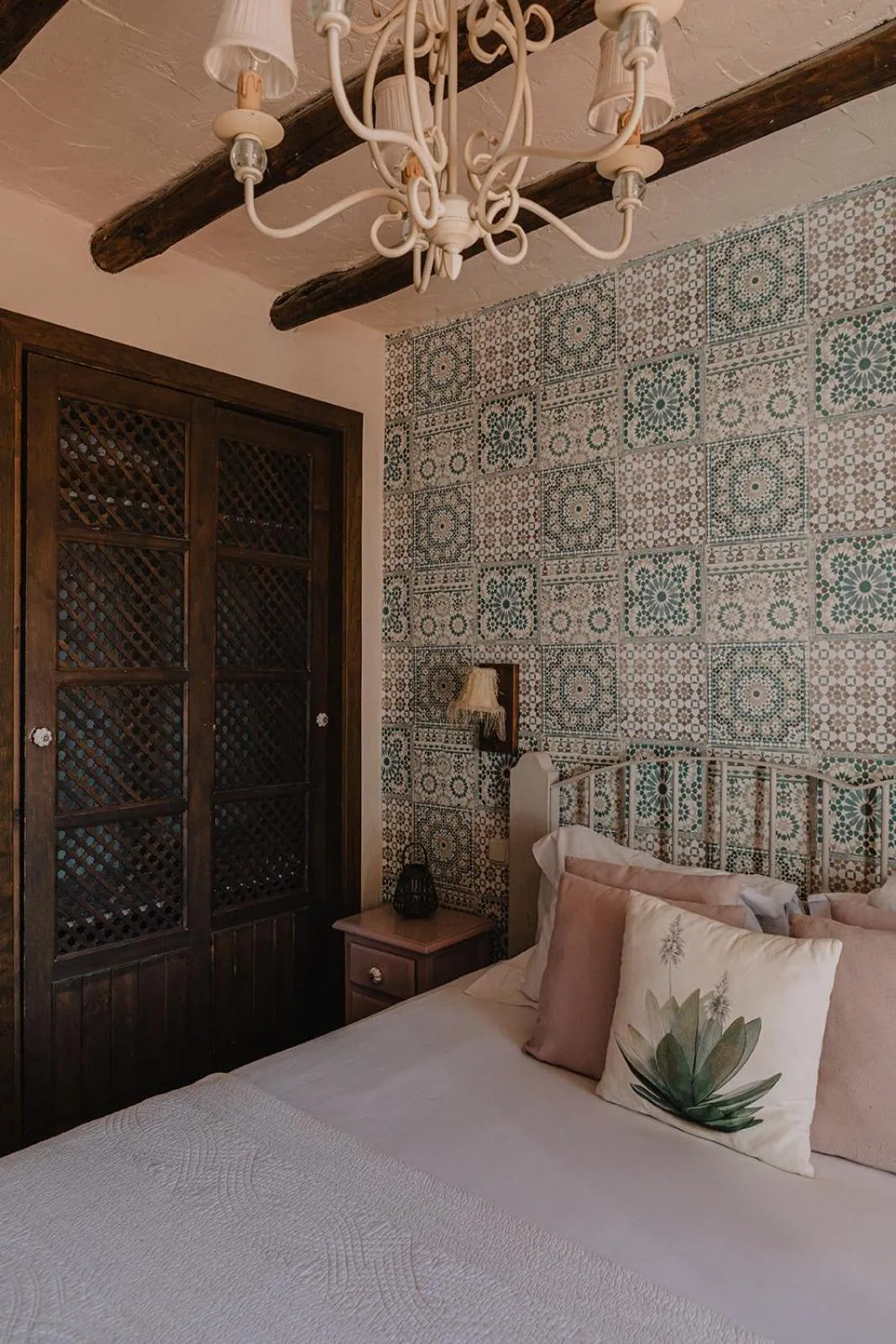 Bed in Posada Morisca Charming Hotel Boutique