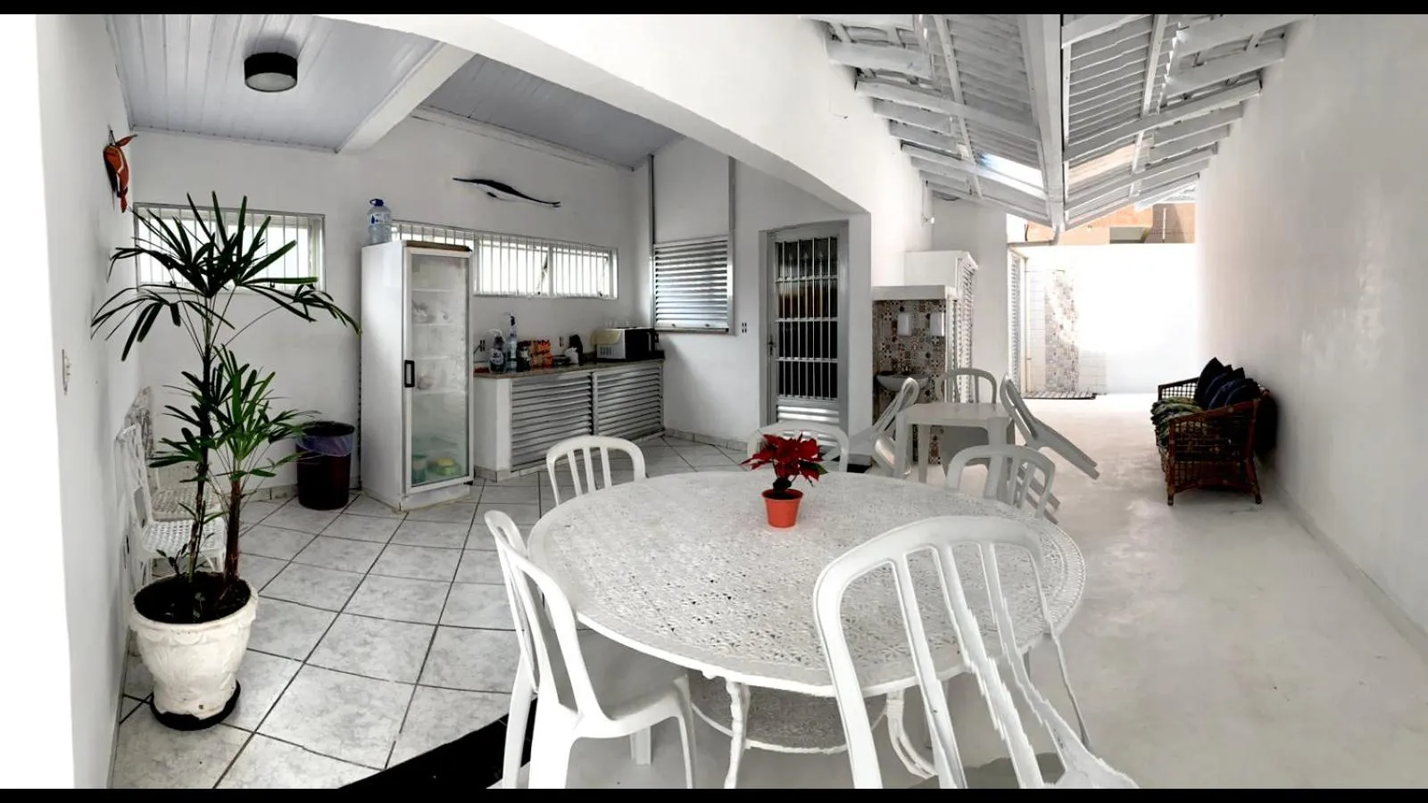 Seating area in Pousada Ilha de Santorini