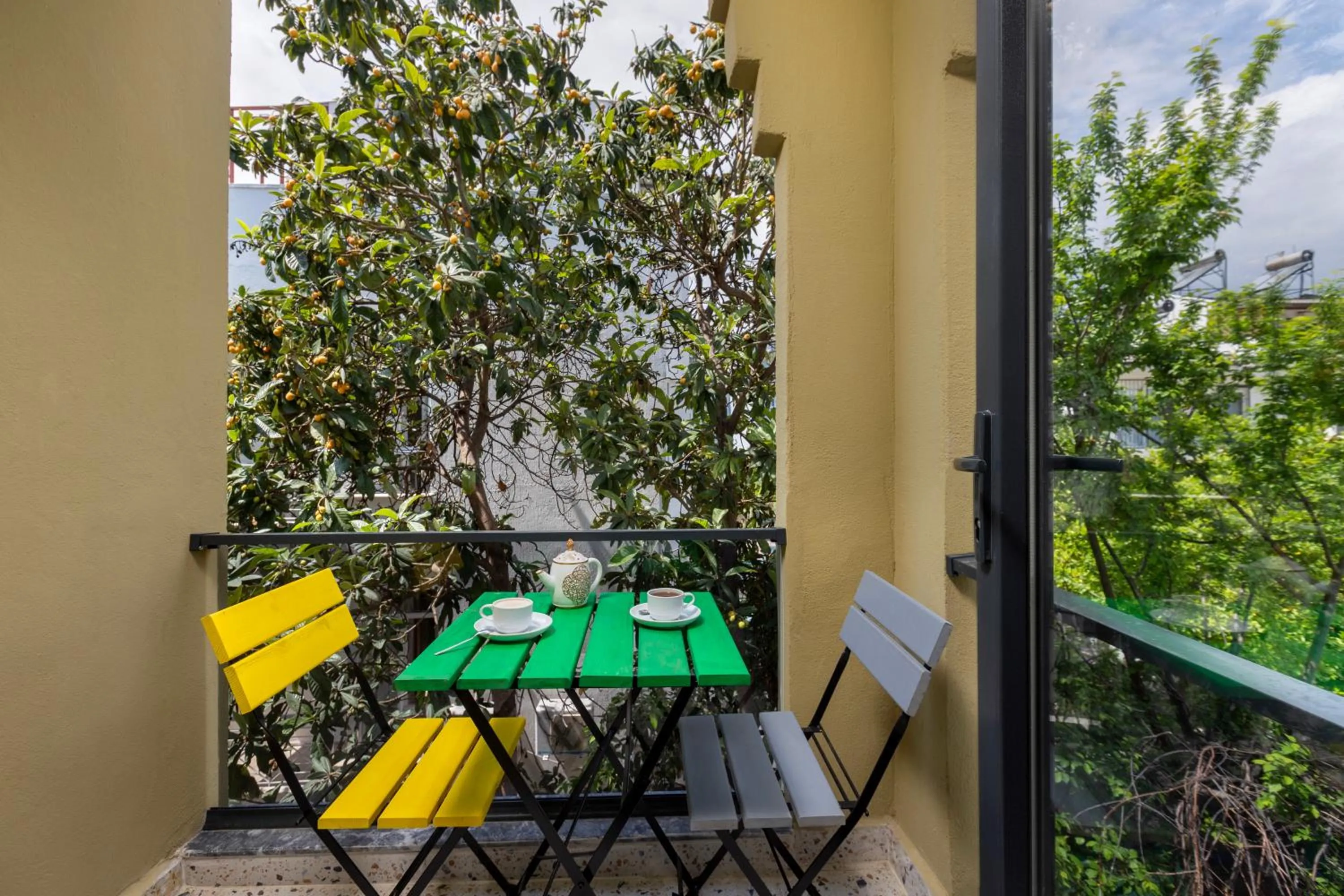 Patio in Royal Dream's Hotel