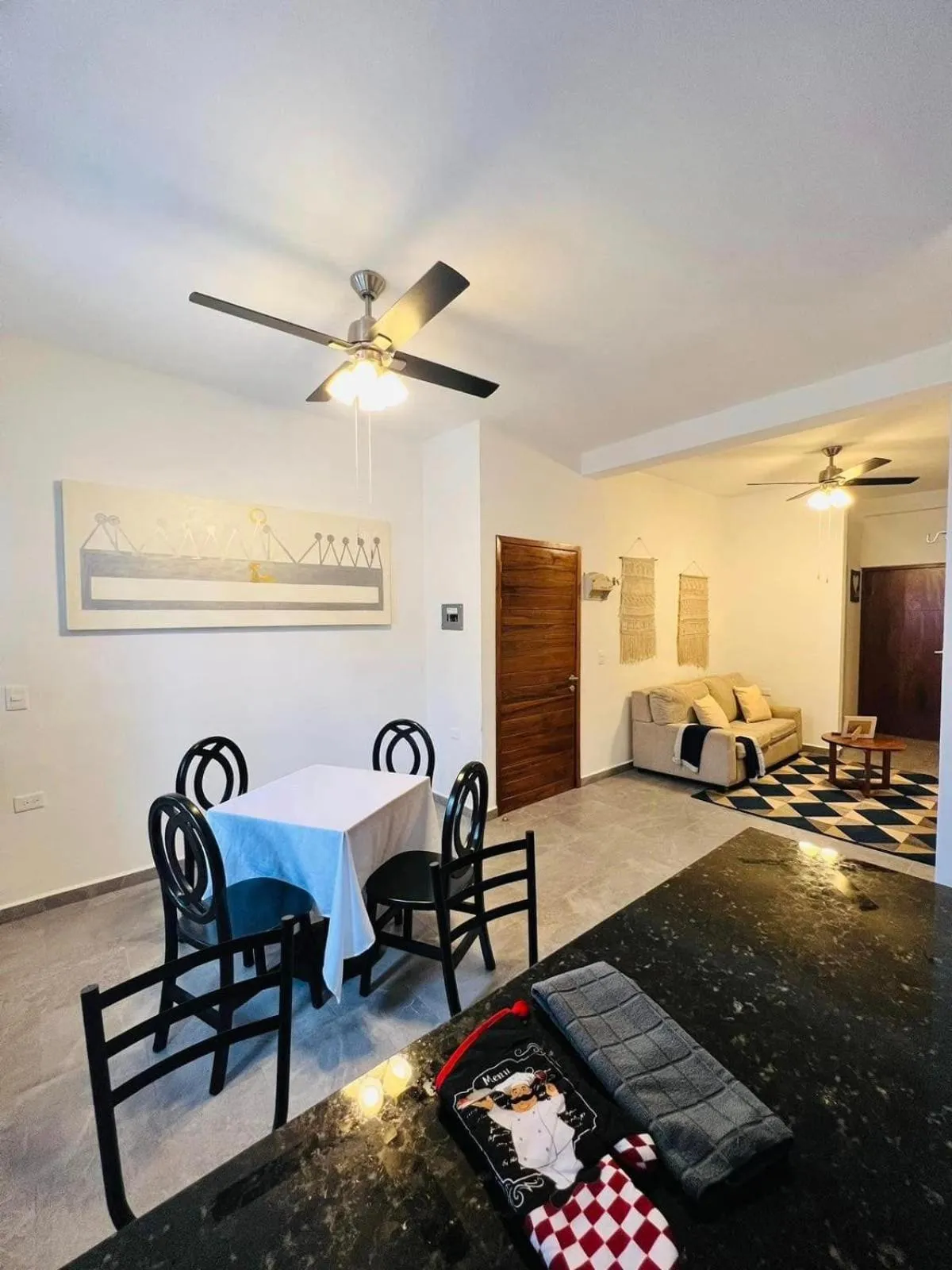 Living room in Suites Maya Ka’an