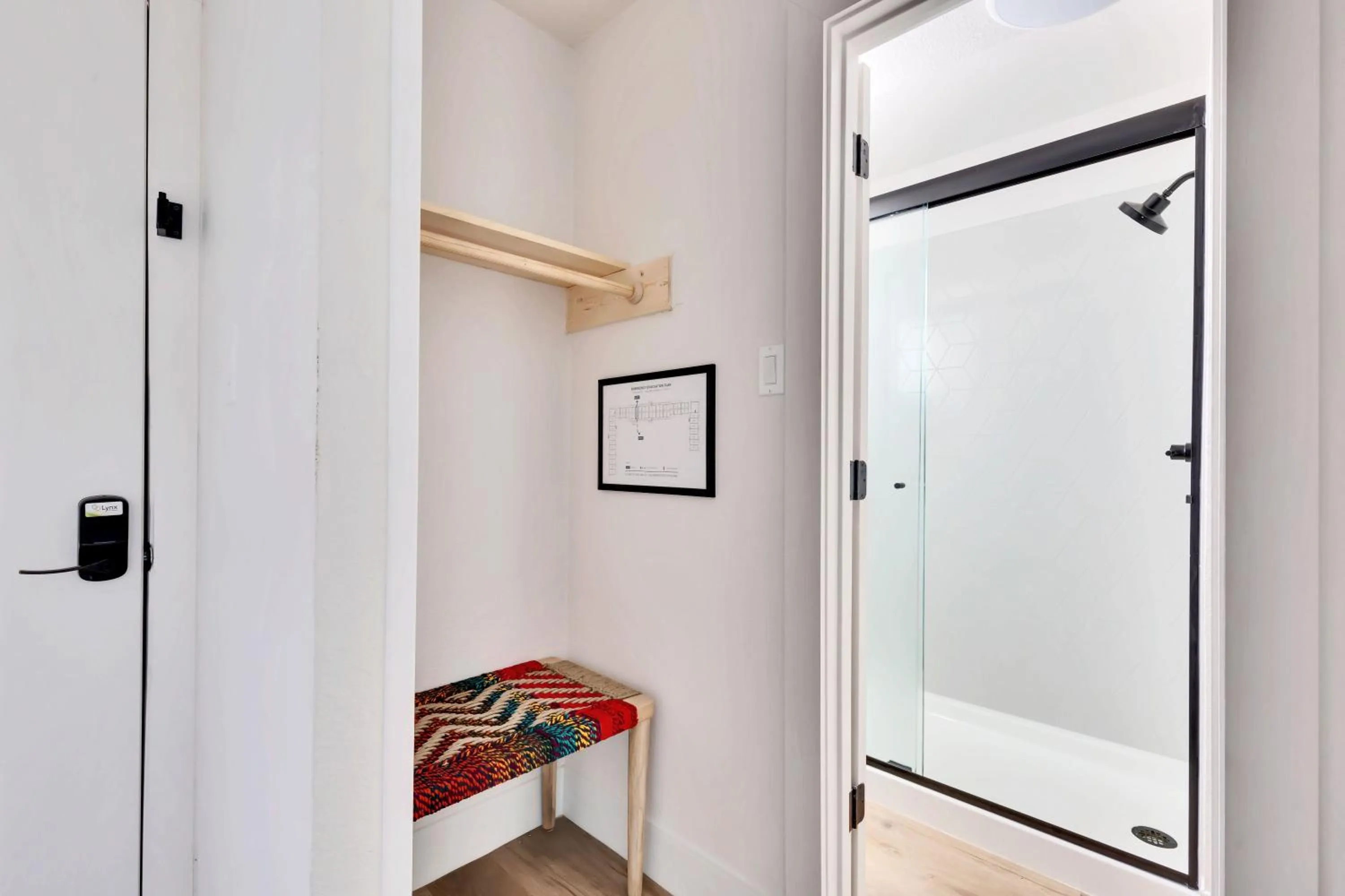 Shower in Hotel McCoy - Art, Libations, Pool Society