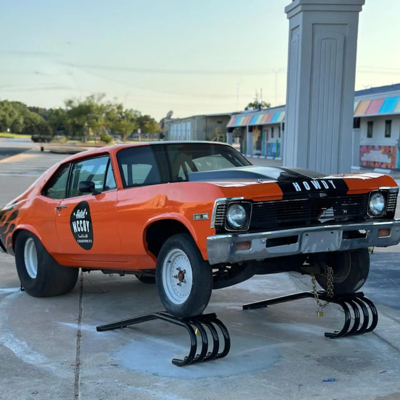 Decorative detail in Hotel McCoy - Art, Libations, Pool Society