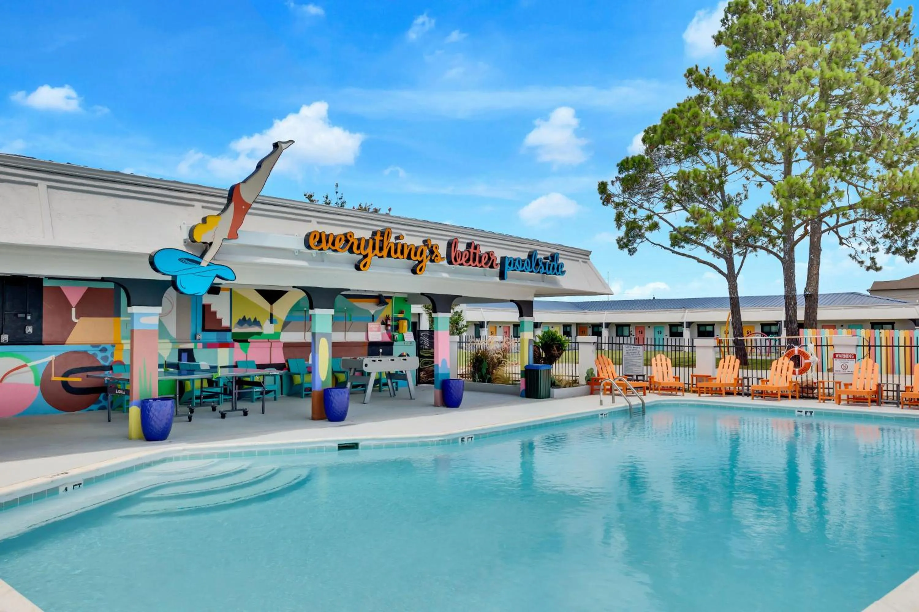 Swimming pool in Hotel McCoy - Art, Libations, Pool Society
