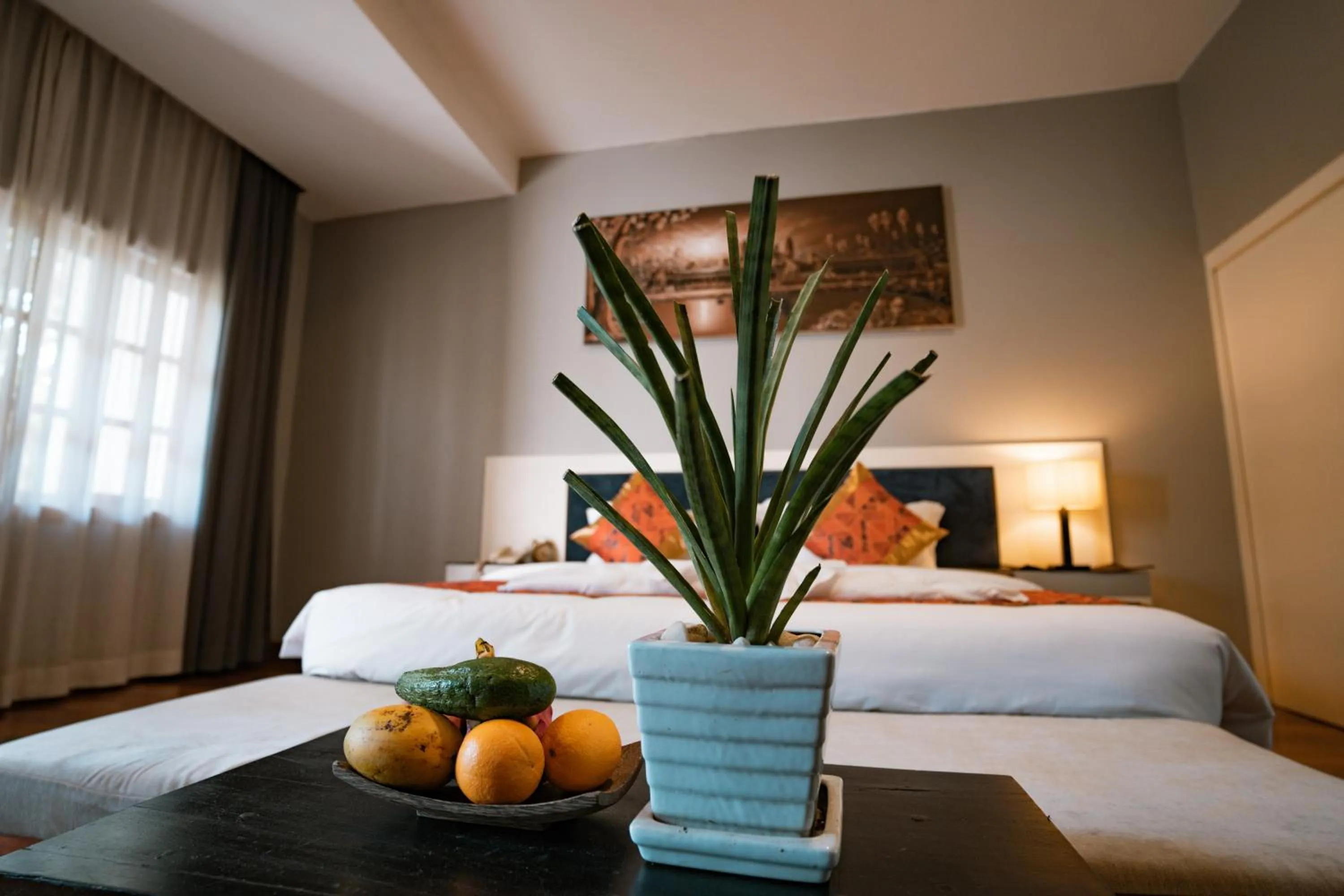 Bed in Amazing Smile Angkor Resort