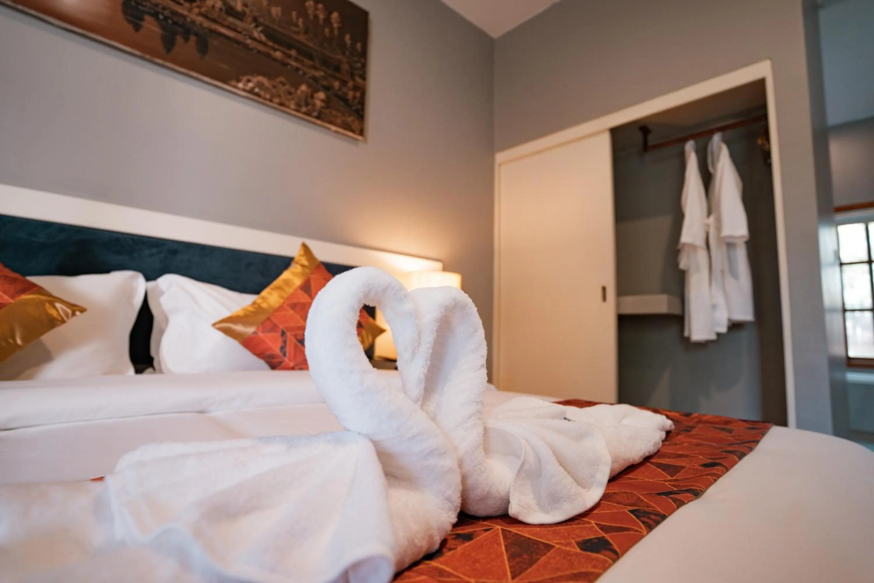 Bed in Amazing Smile Angkor Resort