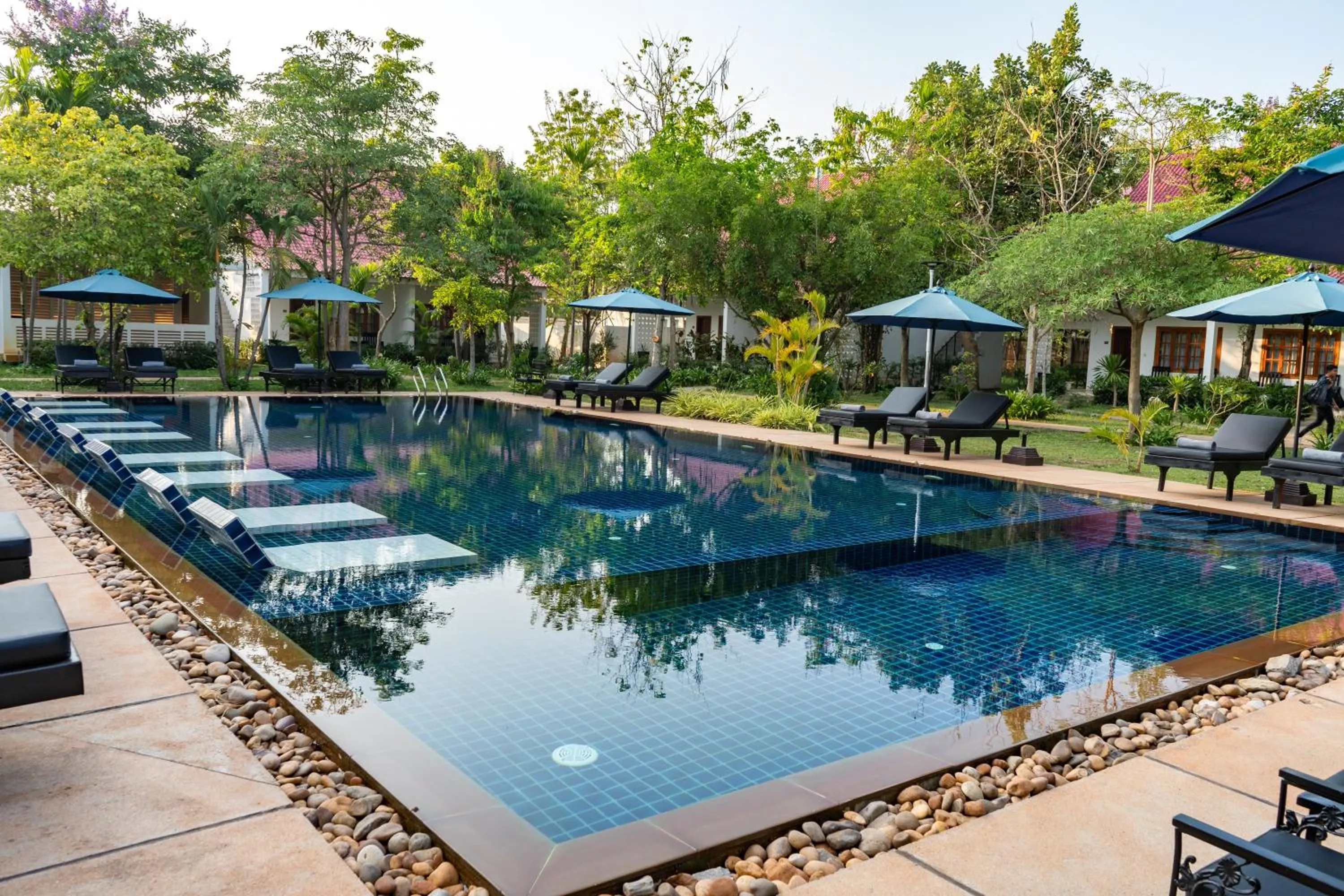 Garden view in Amazing Smile Angkor Resort