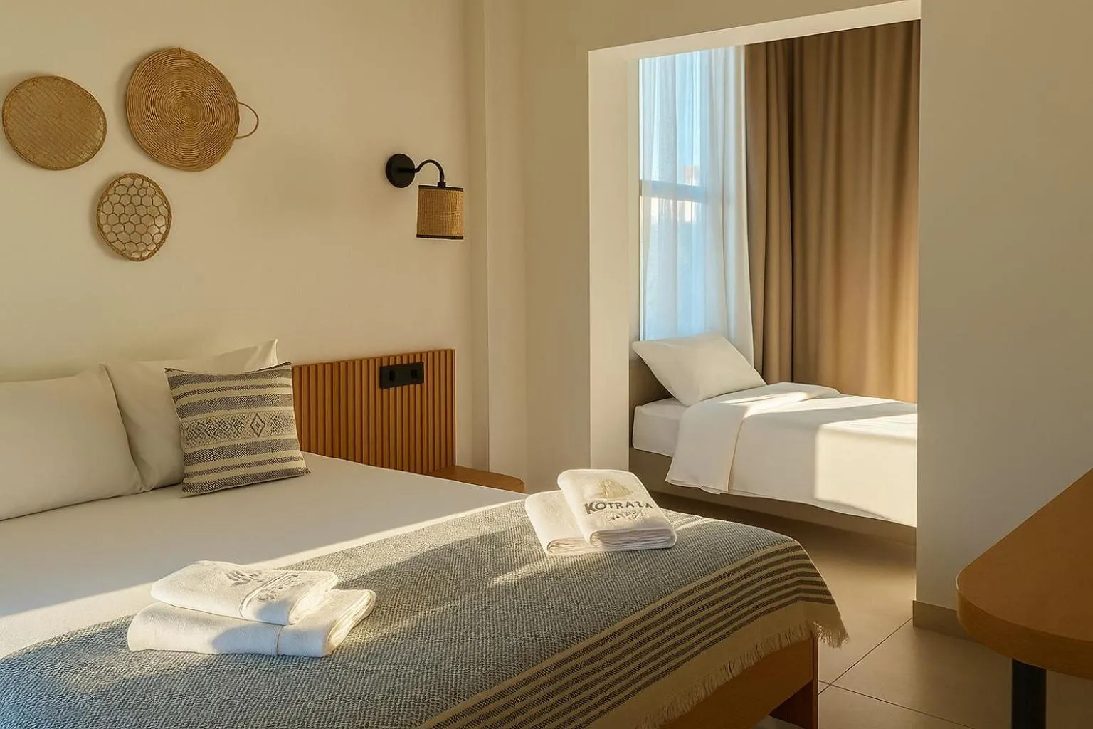 Photo of the whole room, Bed in Kotraba Alacati Hotel