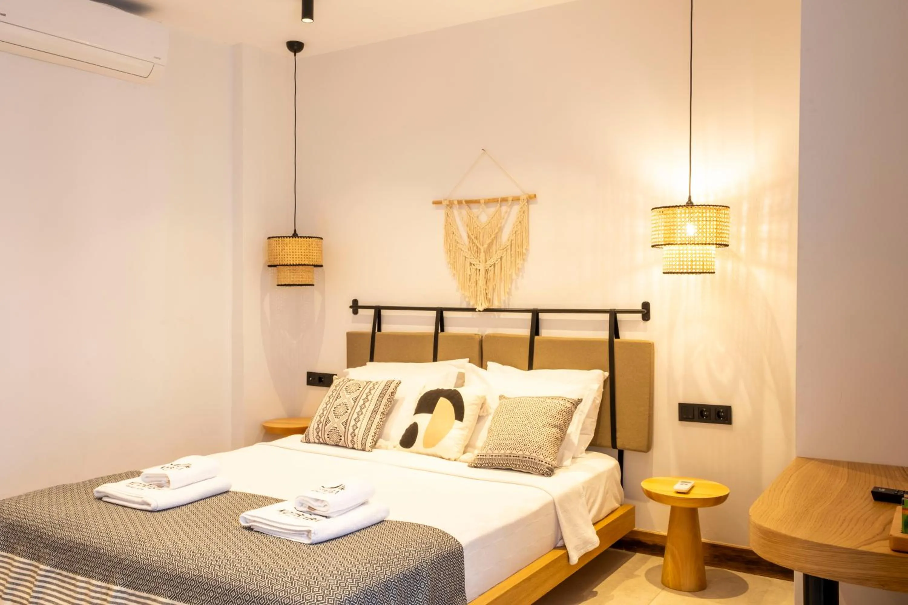 Bed in Kotraba Alacati Hotel