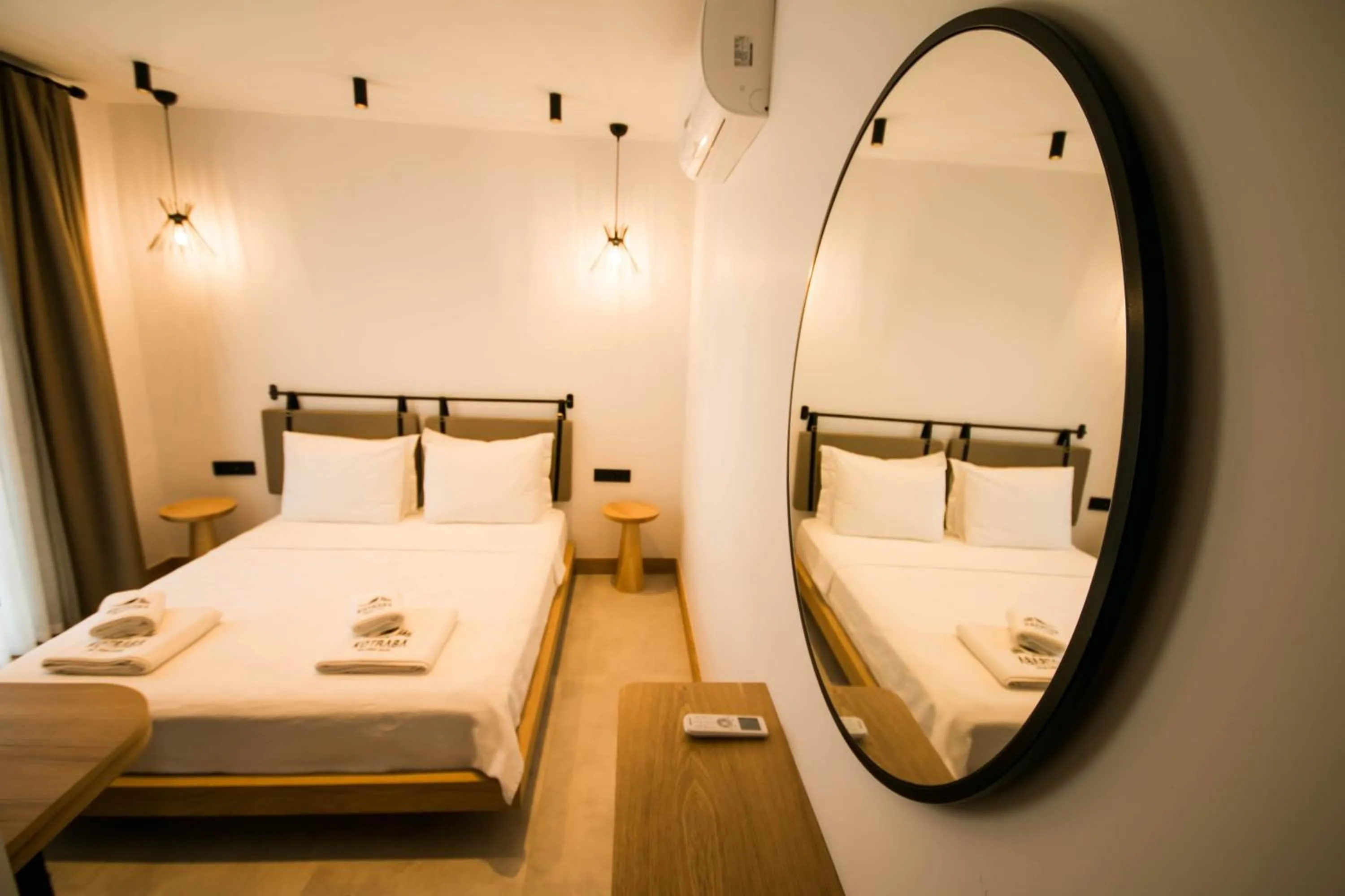 Bed in Kotraba Alacati Hotel
