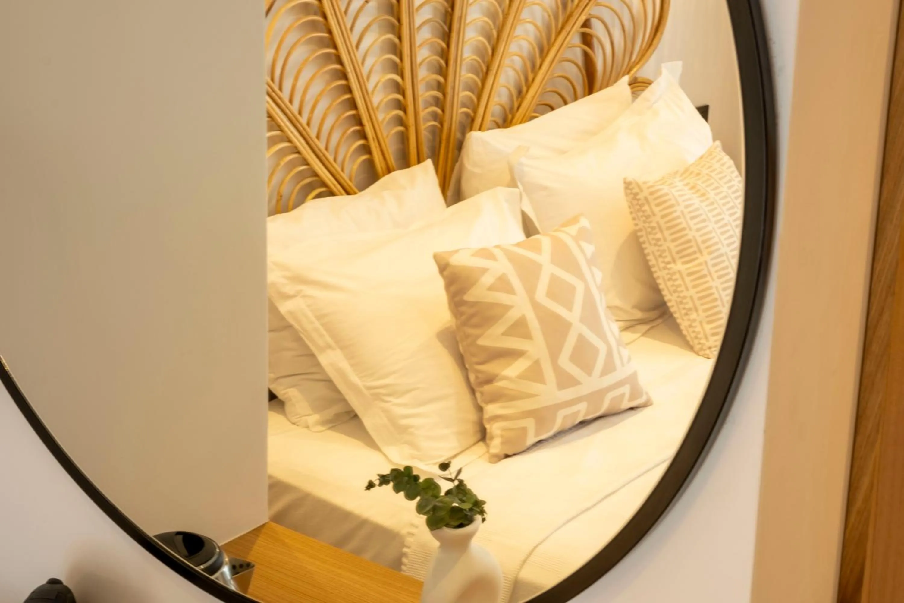 Bed in Kotraba Alacati Hotel