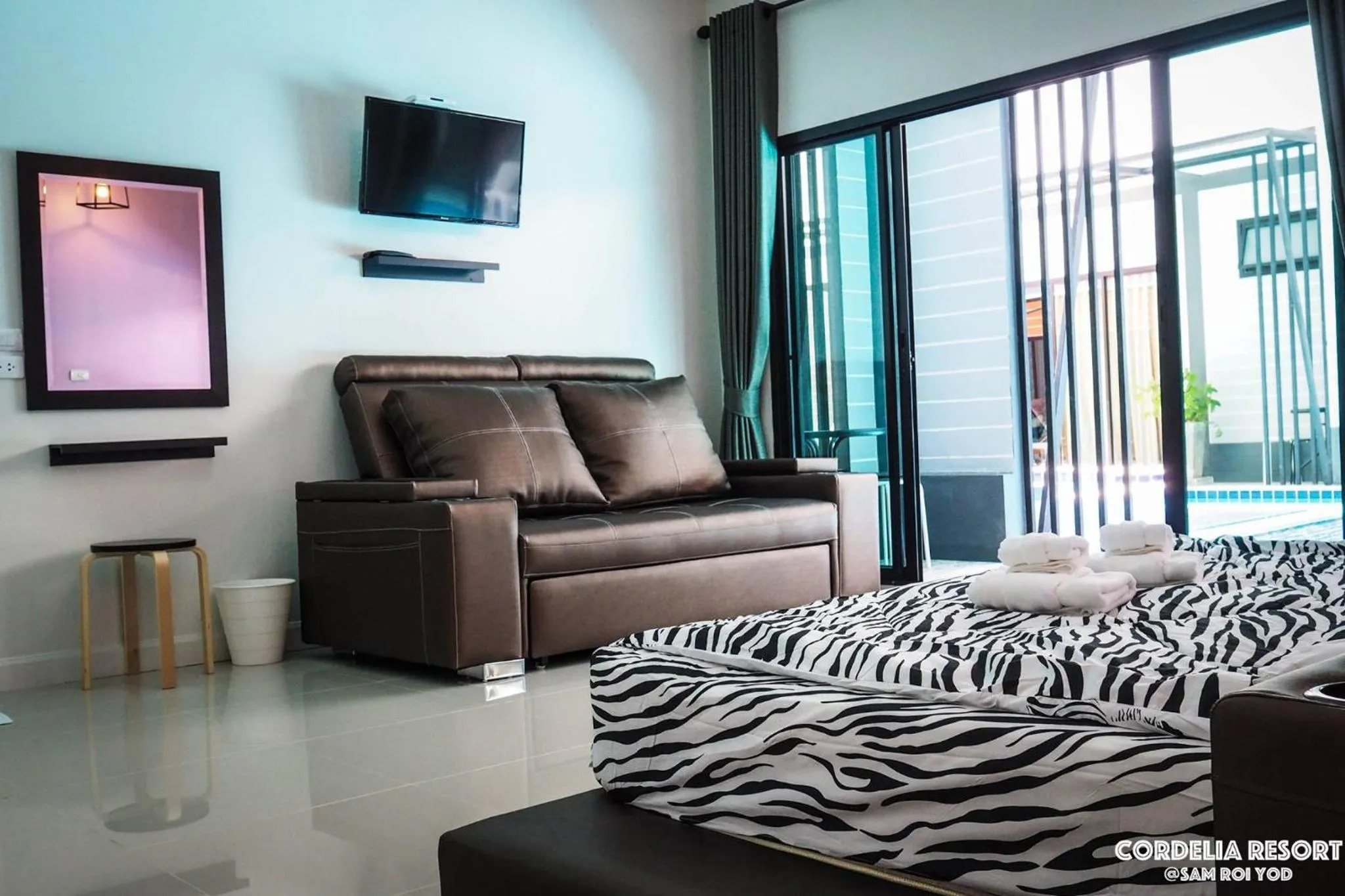 Living room in Cordelia Resort Sam Roi Yot