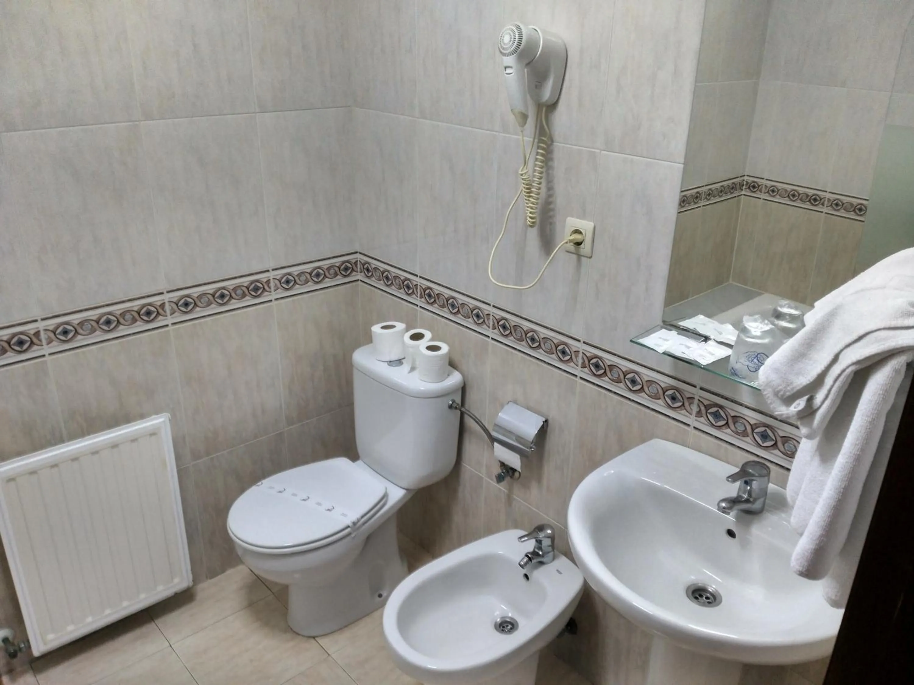 Bathroom in Hotel Águila Real