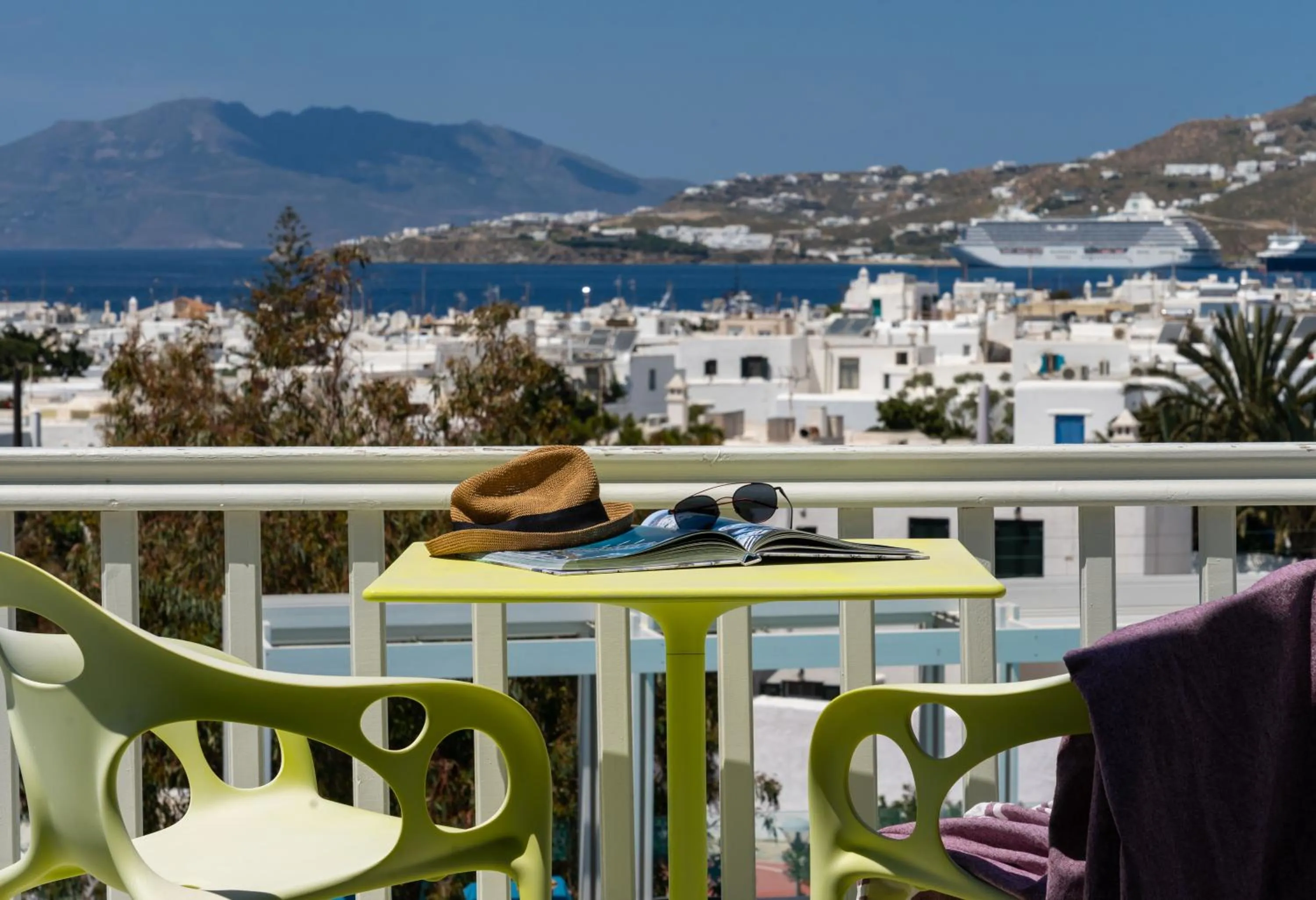Balcony/Terrace in Semeli Hotel Mykonos