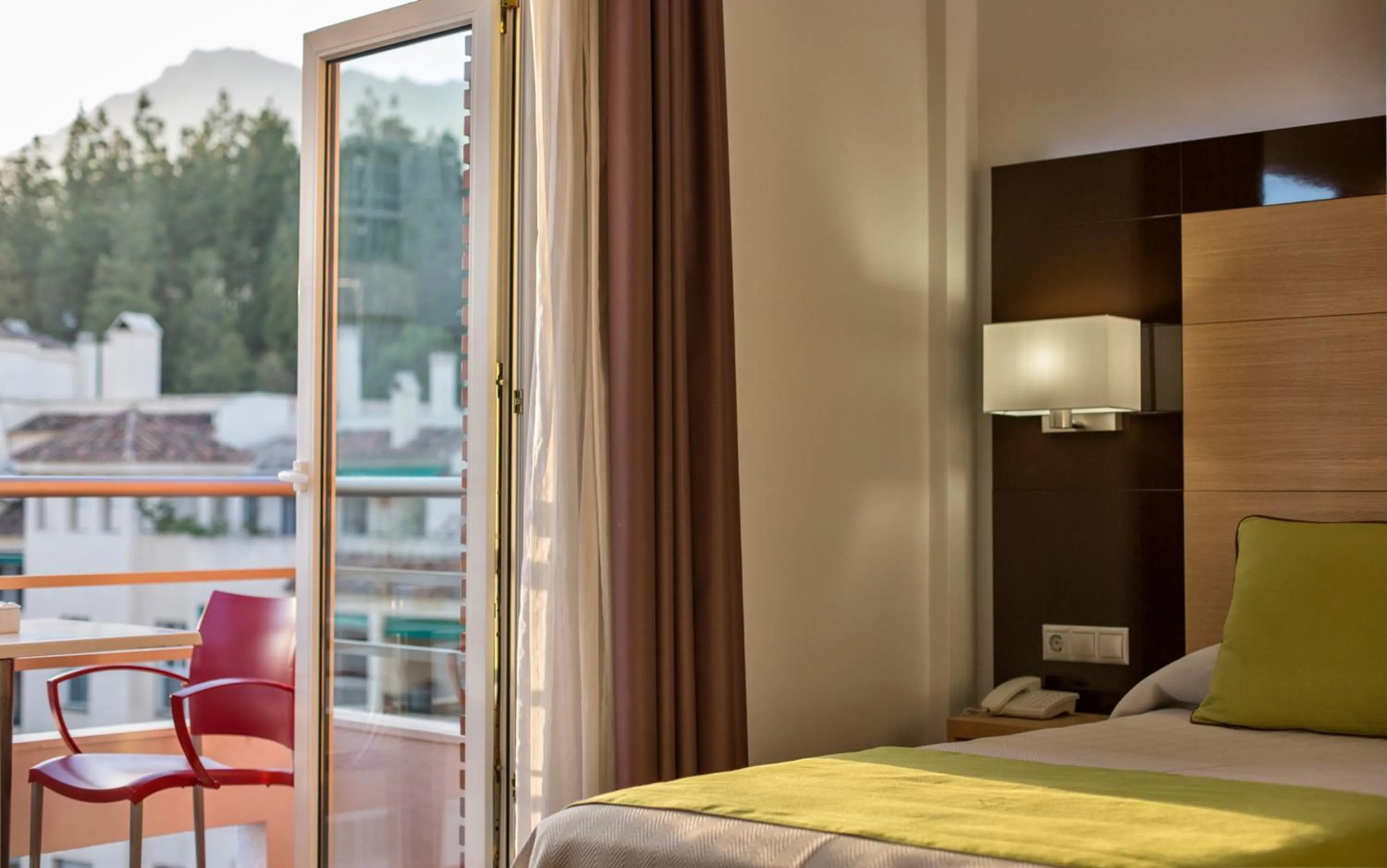 Bed in Hotel Baviera