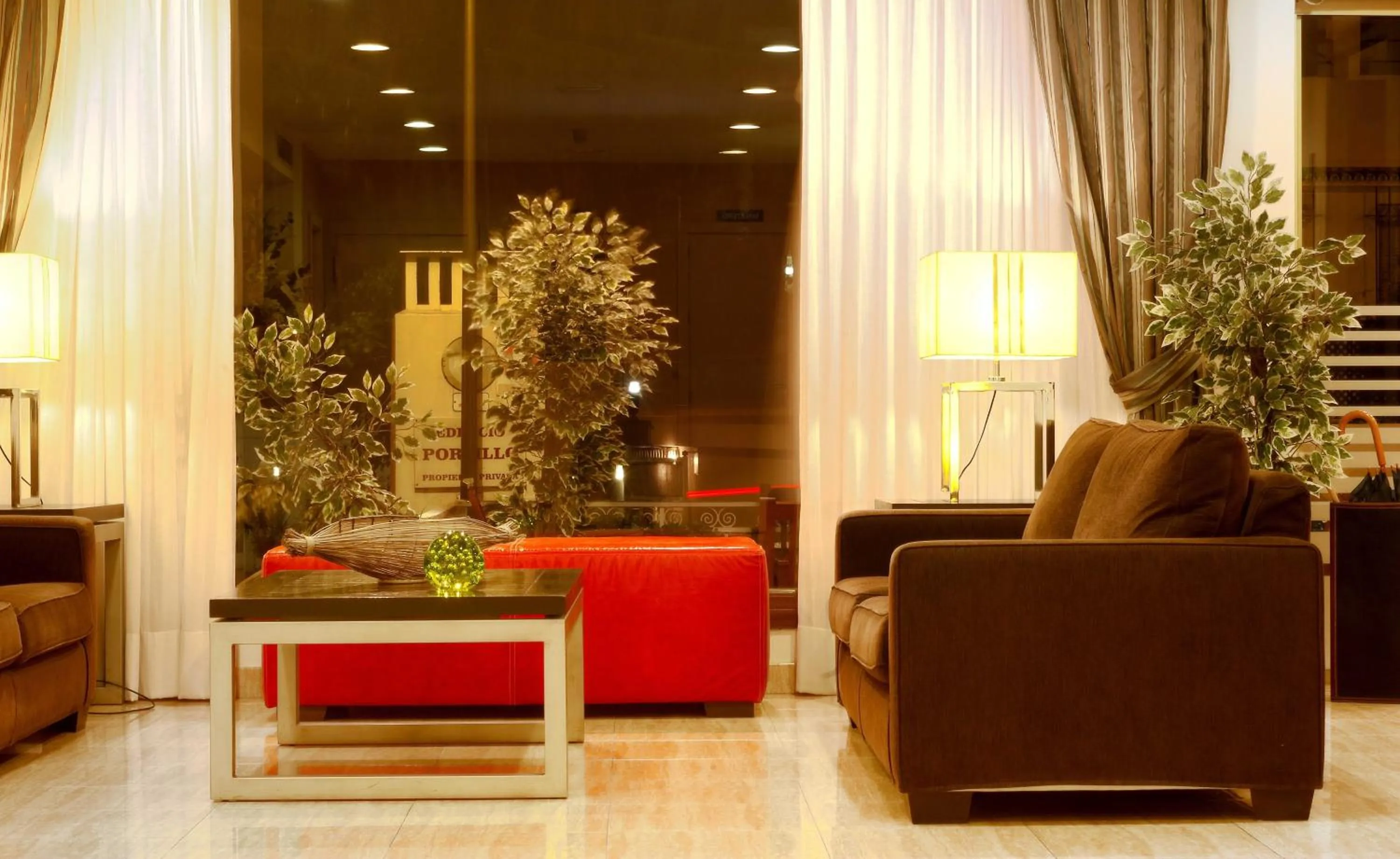 Lobby or reception in Hotel Baviera