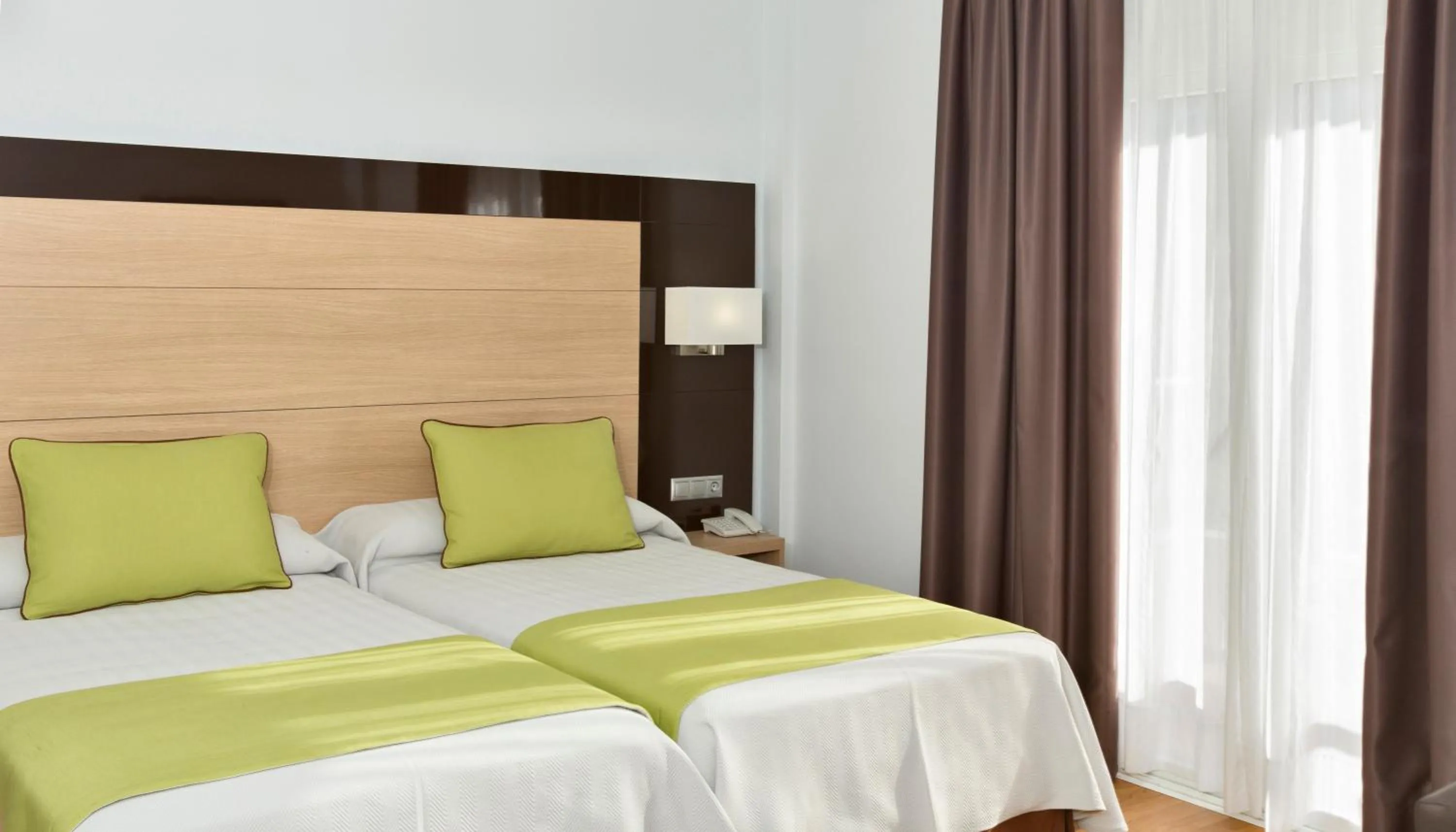 Bed in Hotel Baviera