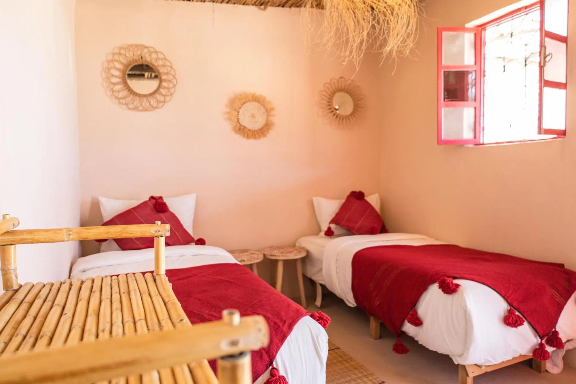 Bed in Desert Sands Dakhla Lagoon View & Kitesurf Spot