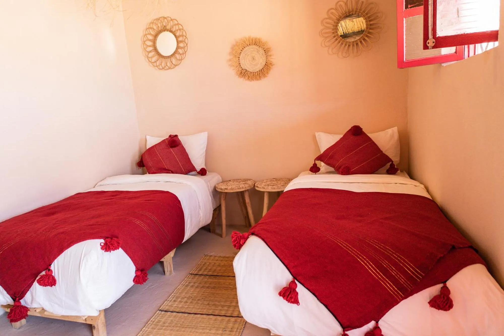 Bed in Desert Sands Dakhla Lagoon View & Kitesurf Spot