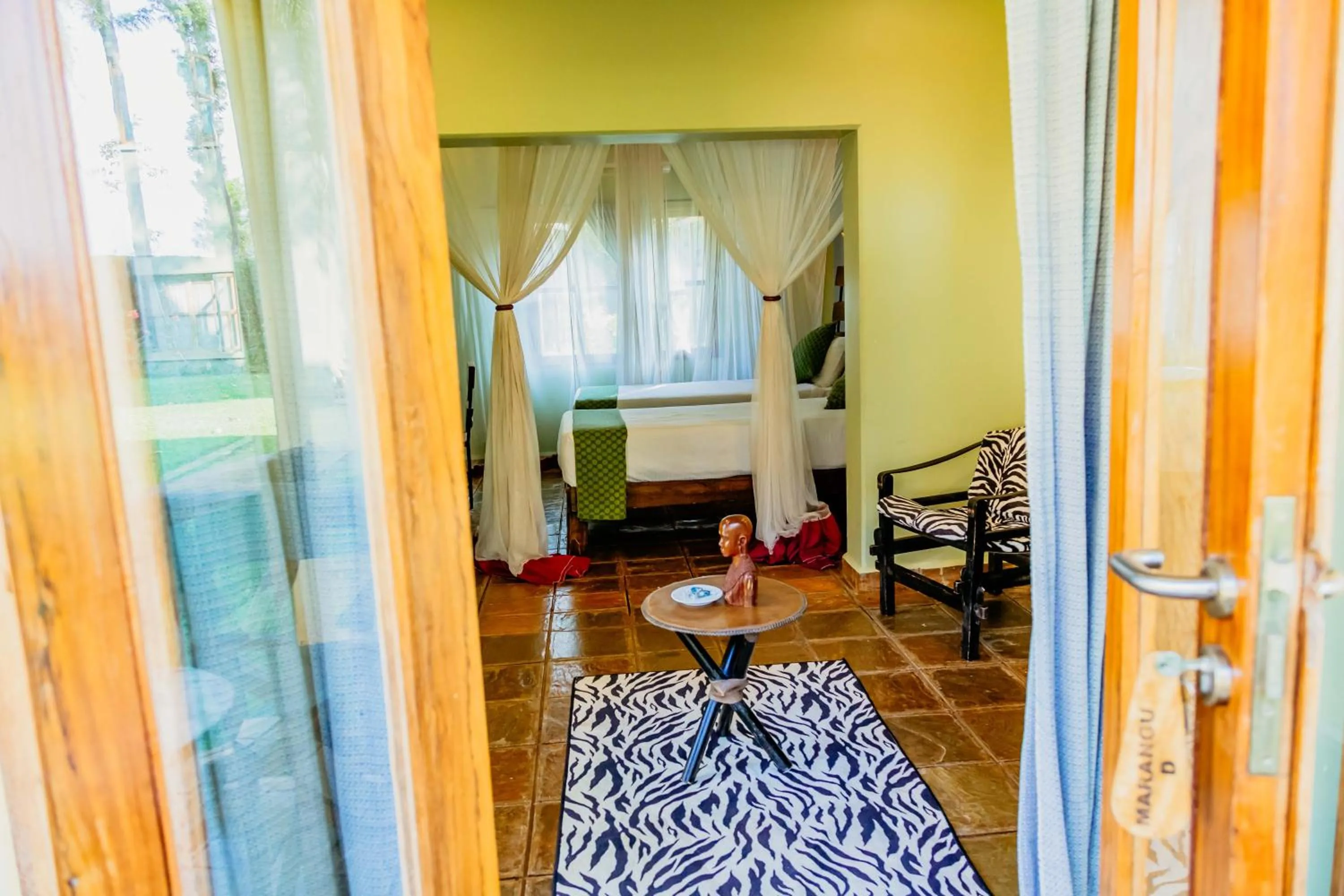 Living room in Weru Weru River Lodge