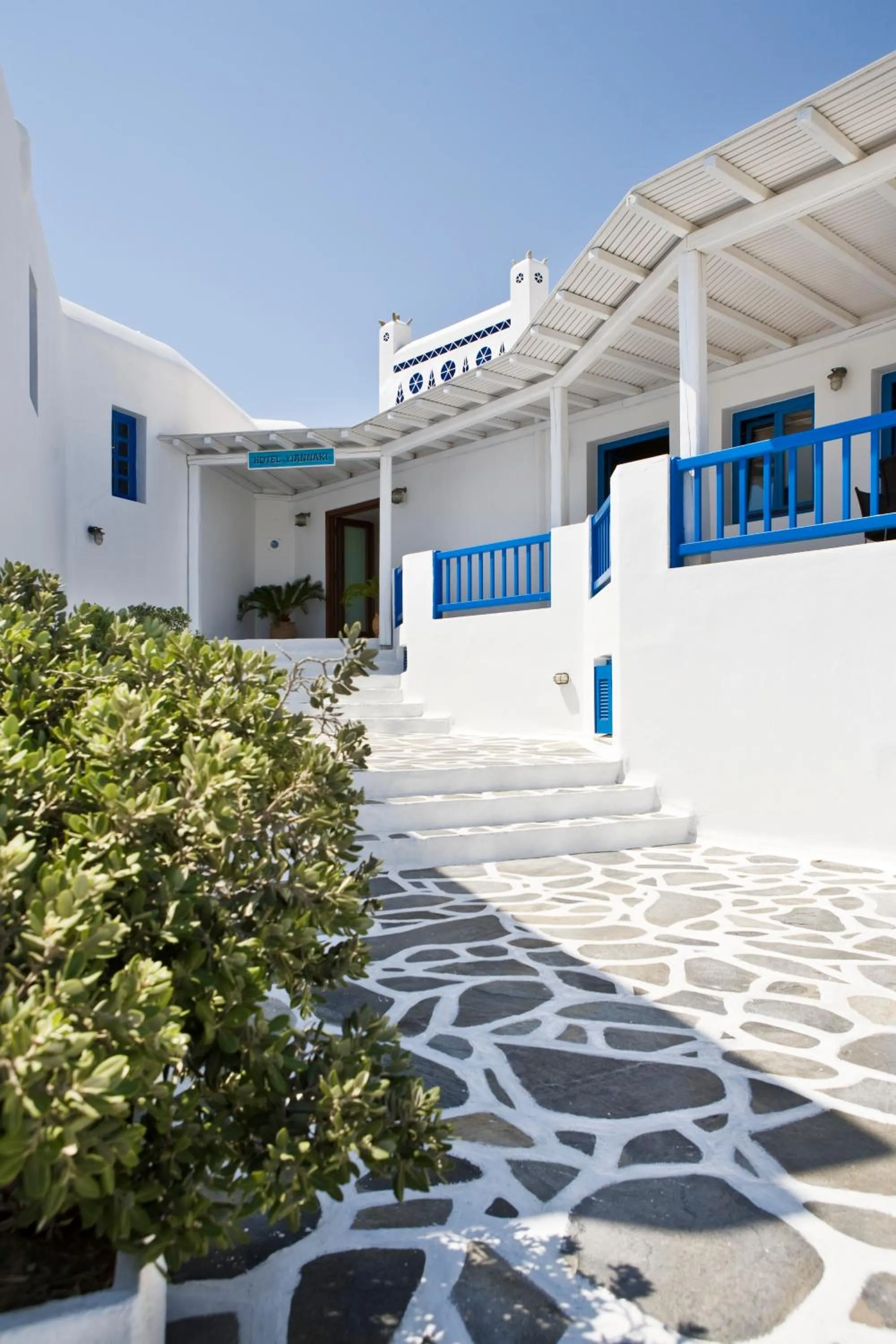 Property building in Yiannaki Hotel