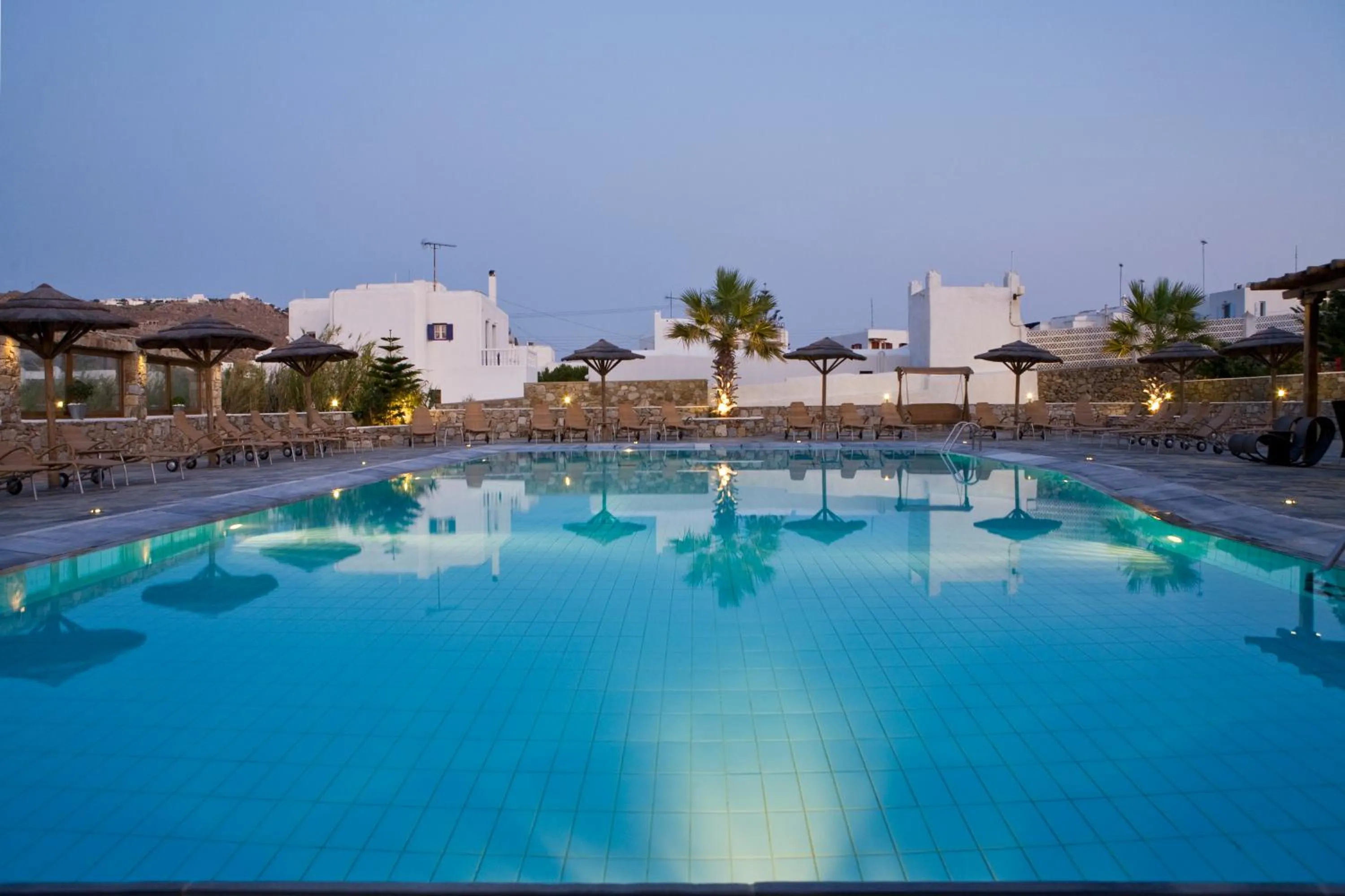 Swimming pool in Yiannaki Hotel