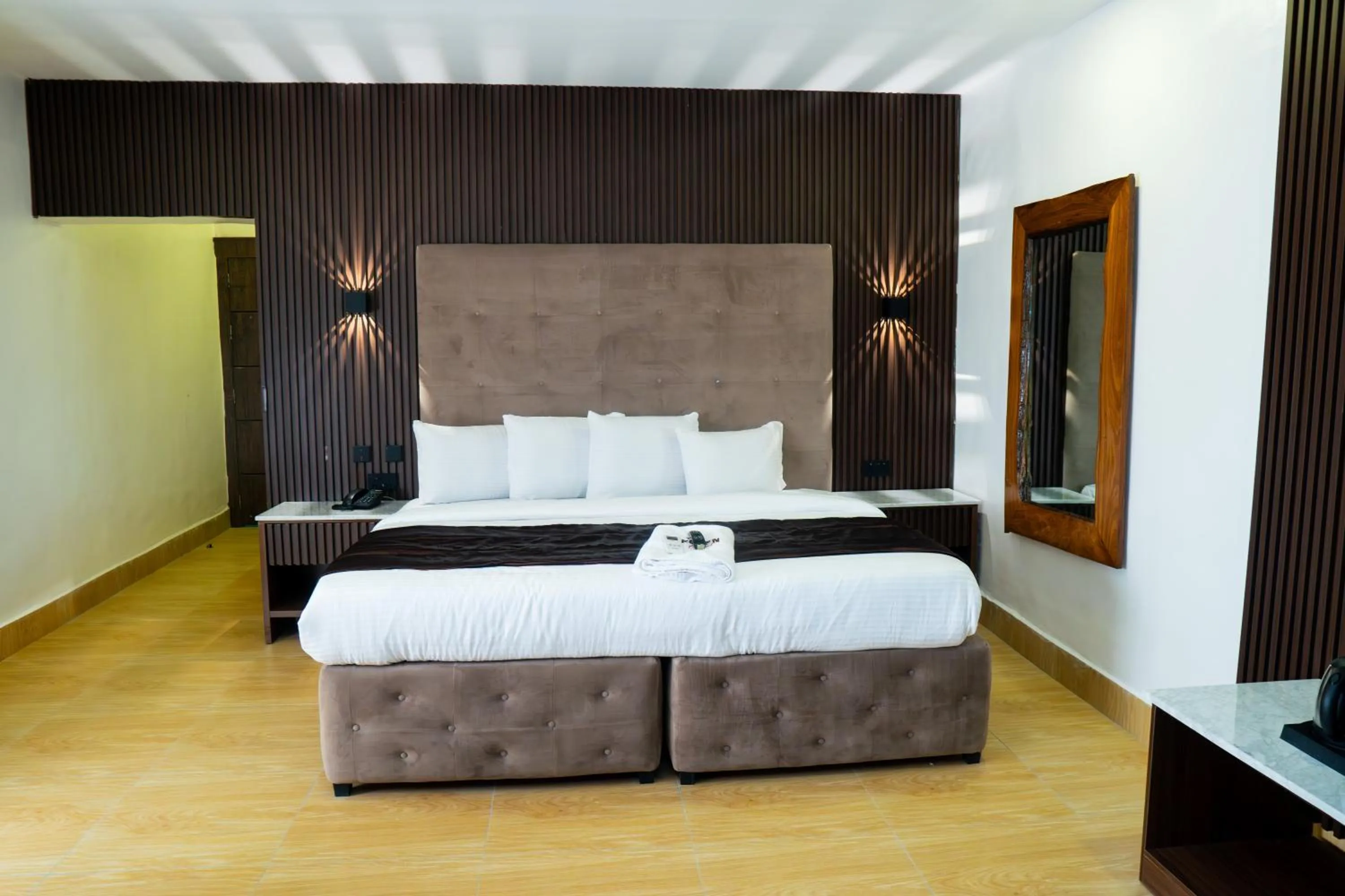 Bedroom, Bed in Presken Hotel Residence, GRA Ikeja, Lagos