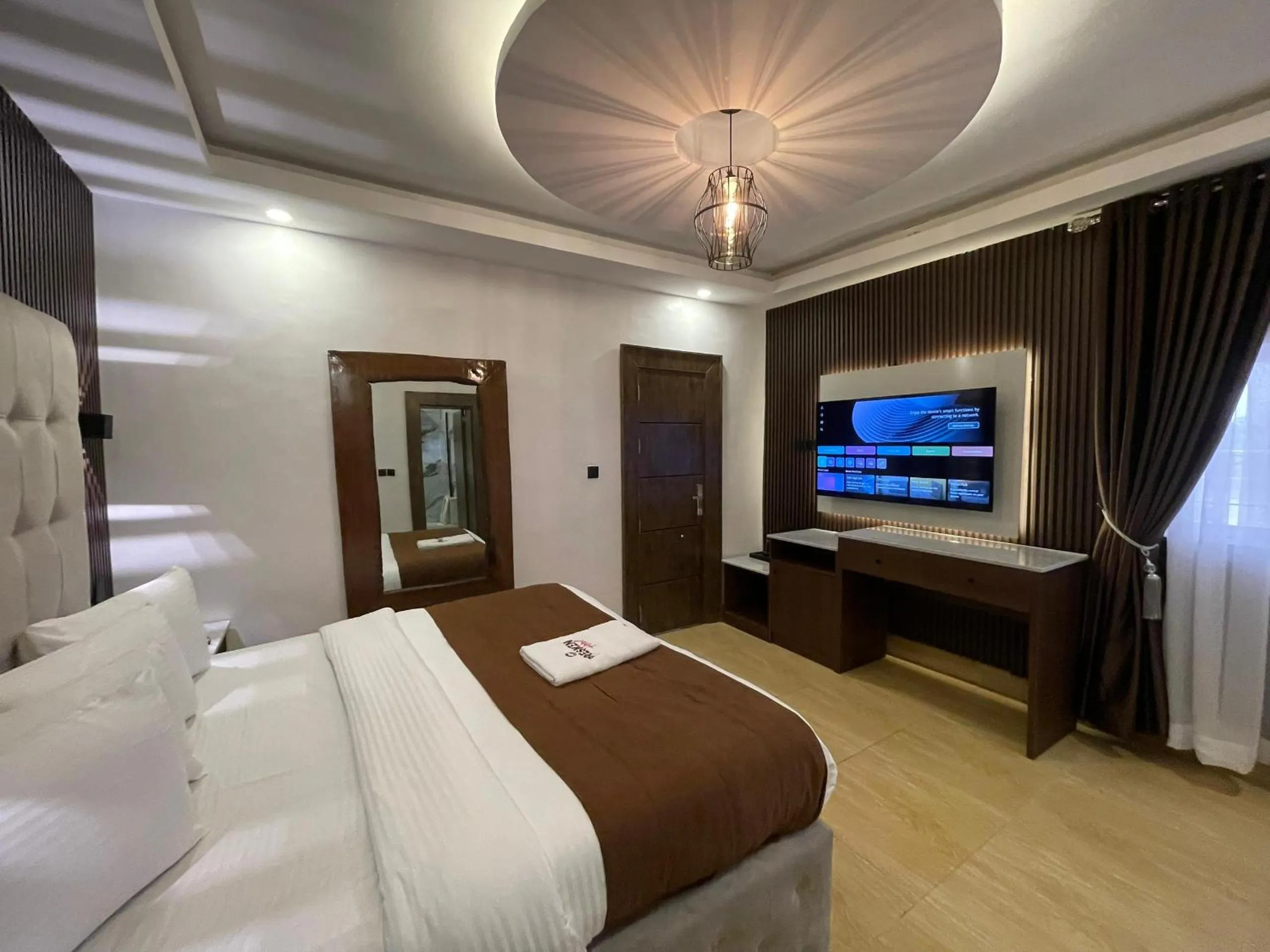 Bed in Presken Hotel Residence, GRA Ikeja, Lagos