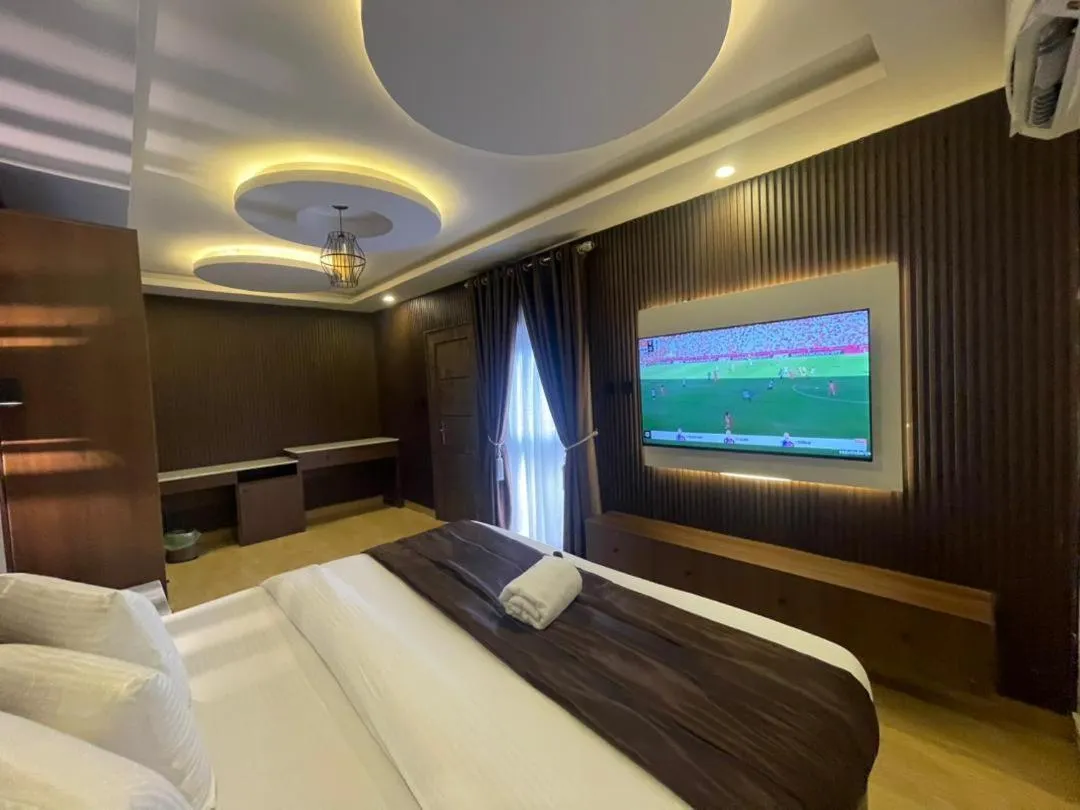 Bed in Presken Hotel Residence, GRA Ikeja, Lagos