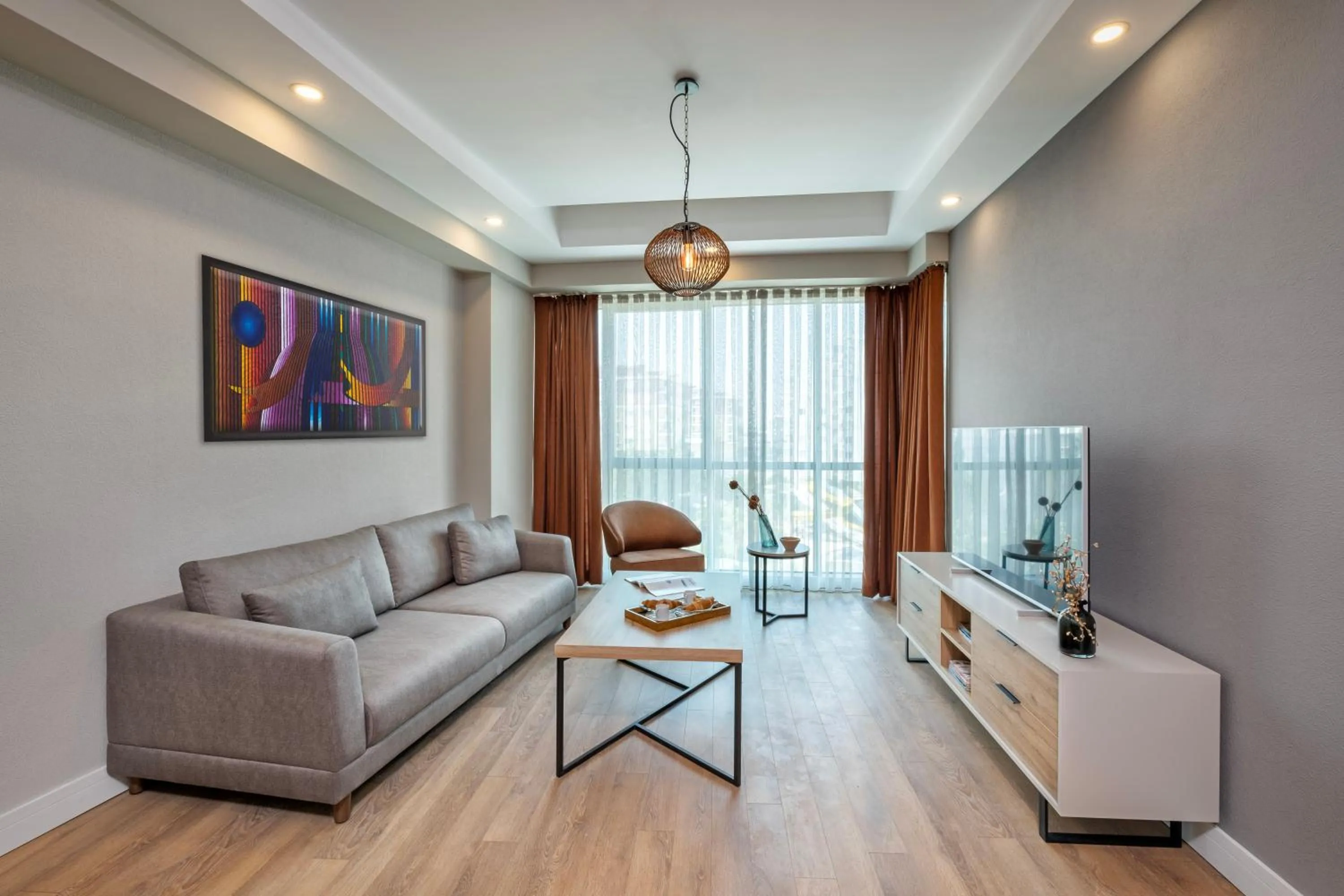 TV and multimedia in Sirius Town Residence and Spa